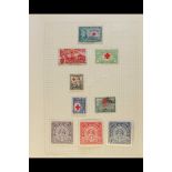 COLLECTIONS & ACCUMULATIONS RED CROSS ON STAMPS 1910's-1940's all world mint & used collection on