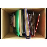 COLLECTIONS & ACCUMULATIONS BOX WITH COLLECTIONS includes a padded binder with a neatly presented GB