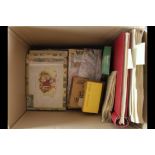 COLLECTIONS & ACCUMULATIONS THE WORLD IN A CARTON! All periods mint & used stamps in an album, on