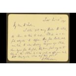RICHARD DODDRIDGE BLACKMORE - SIGNATURE of the famous "Lorna Doone" novelist, on a signed