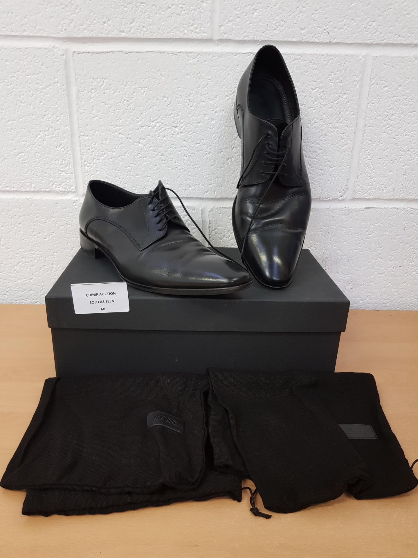Hugo Boss leather men's shoes UK 10.5 RRP £139.99