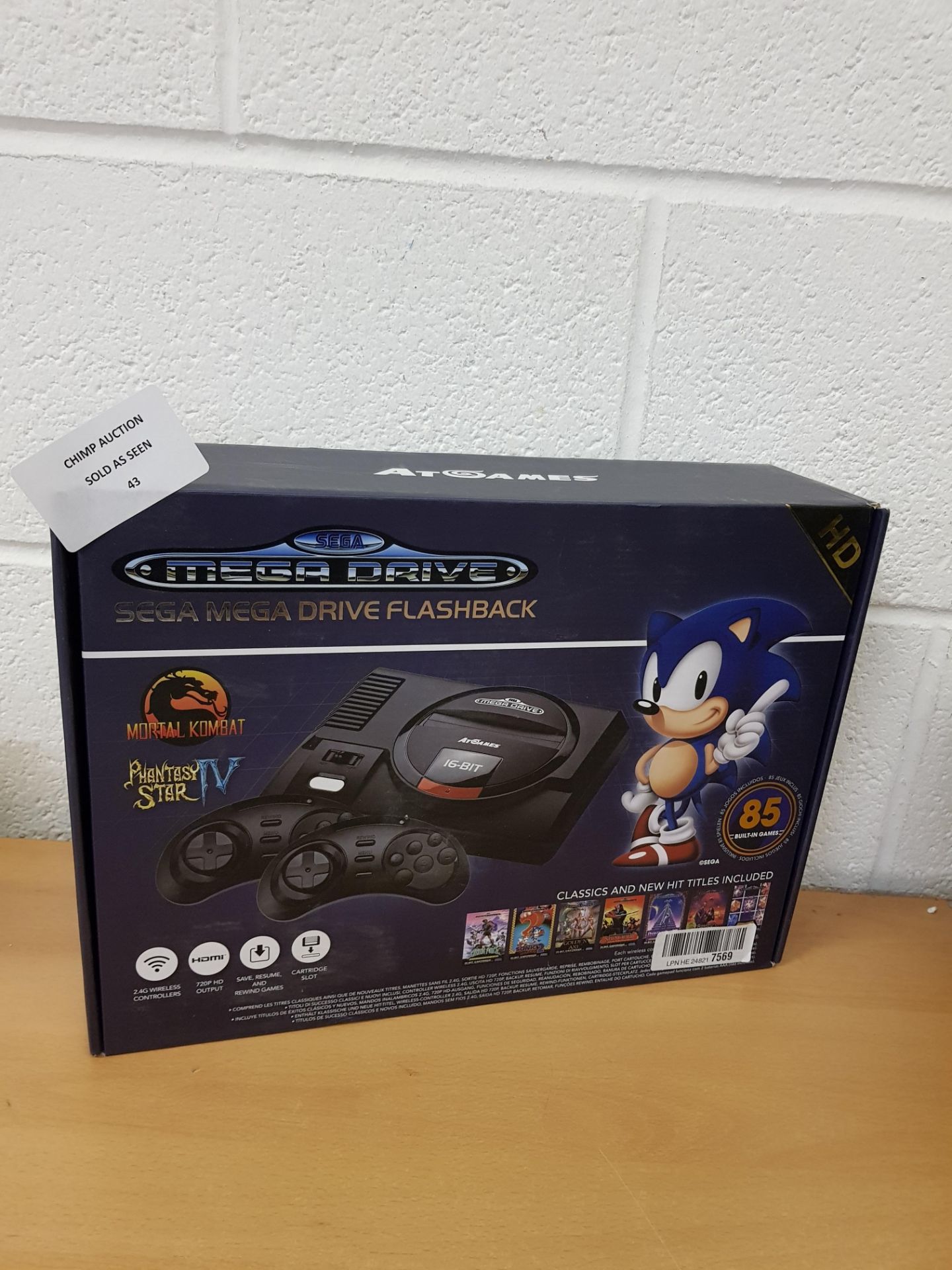 Sega Mega Drive Flashback HD console + 85 games