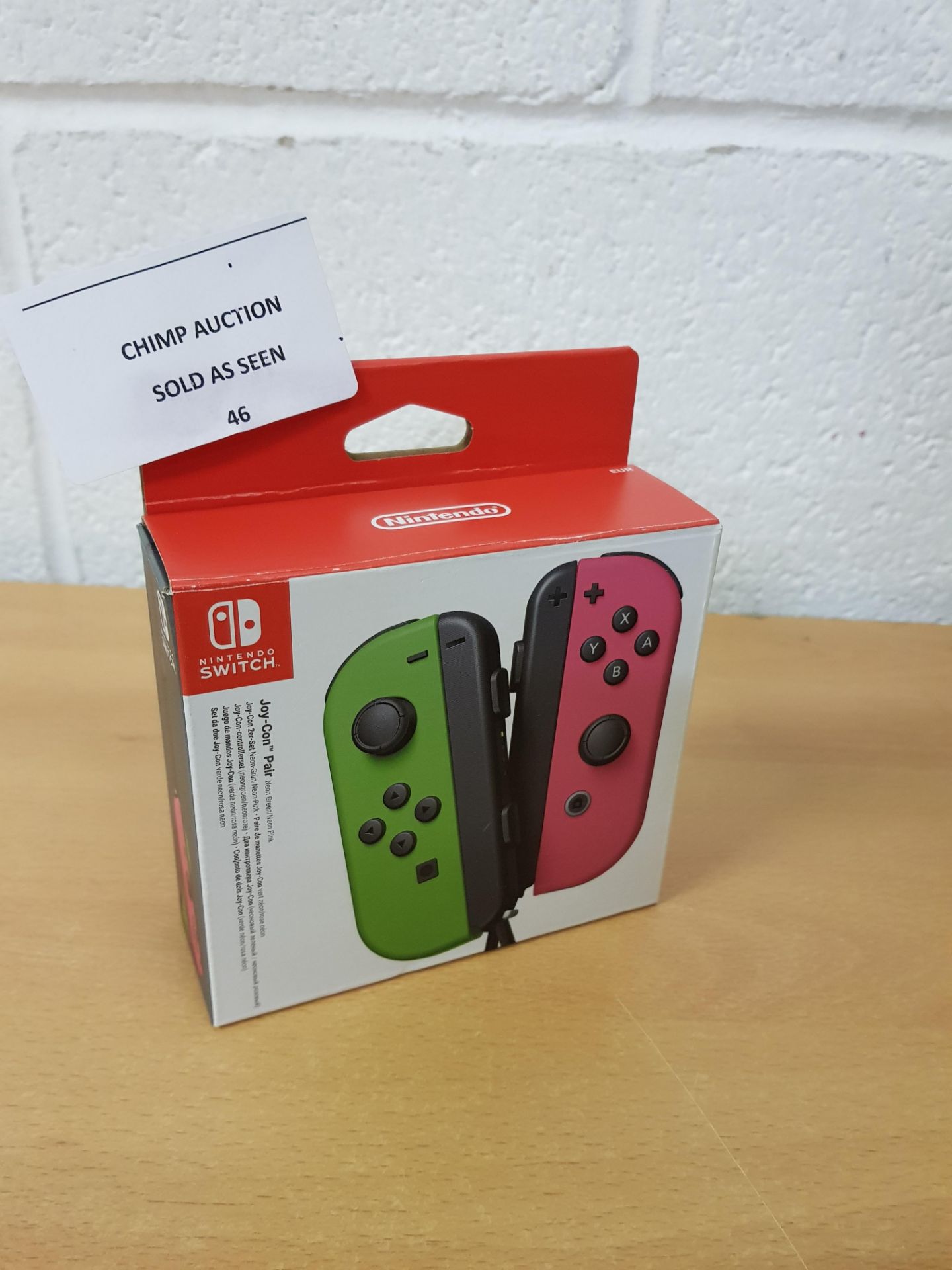 Nintendo Switch Joy-Con wireless controllers pair RRP £69.99