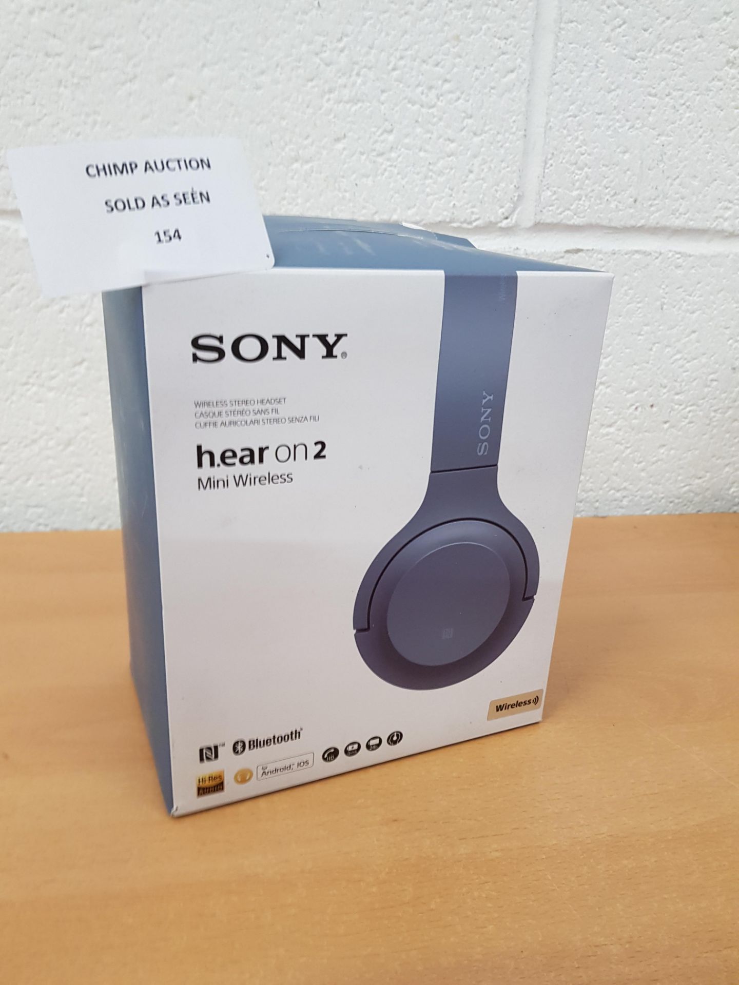 Sony WH-H900 Wireless Noise Cancelling High Res Headphones RRP £249.99