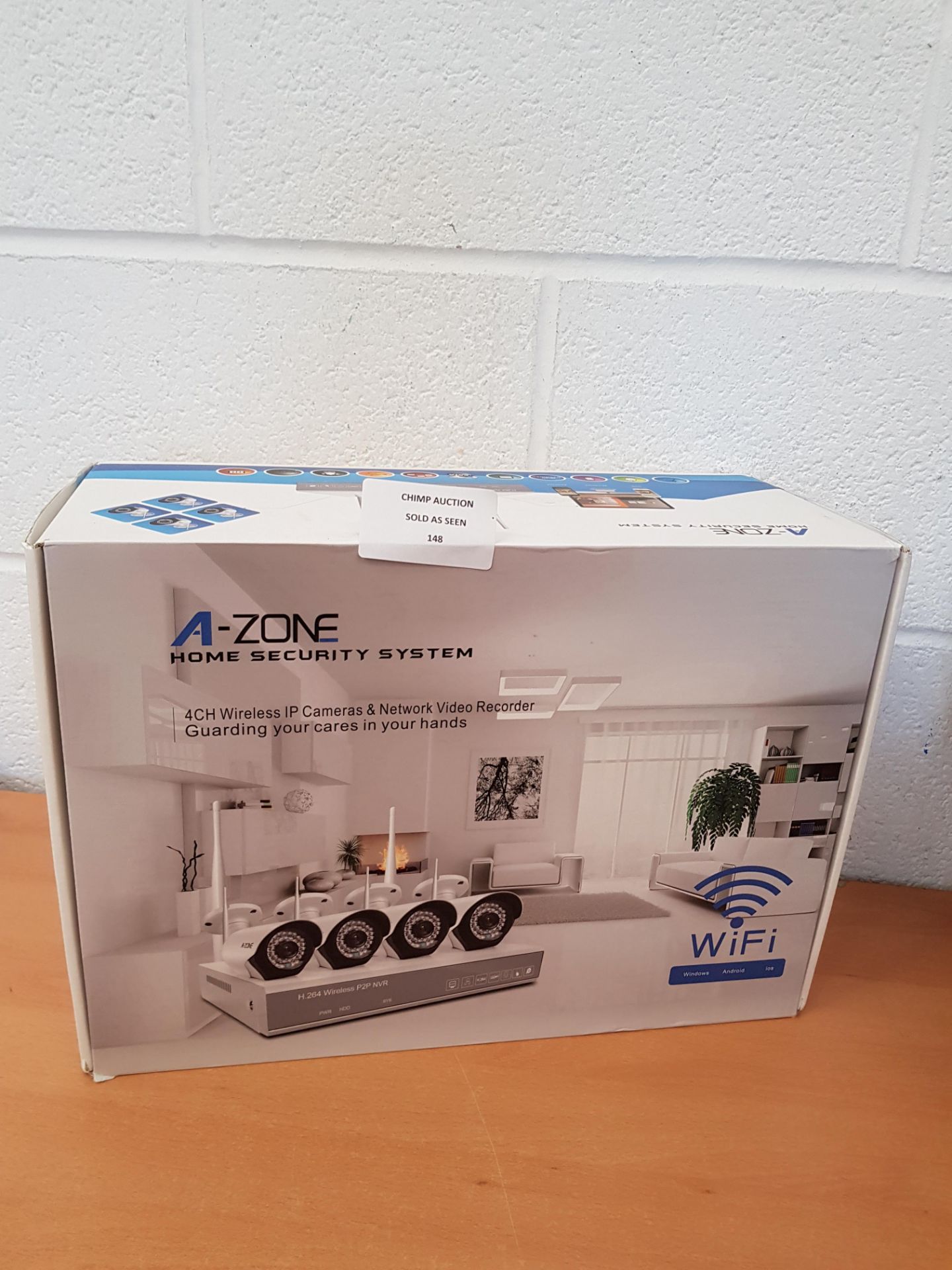A-Zone TL-X5F440 HD wifi Security System with remote access RRP £399.99