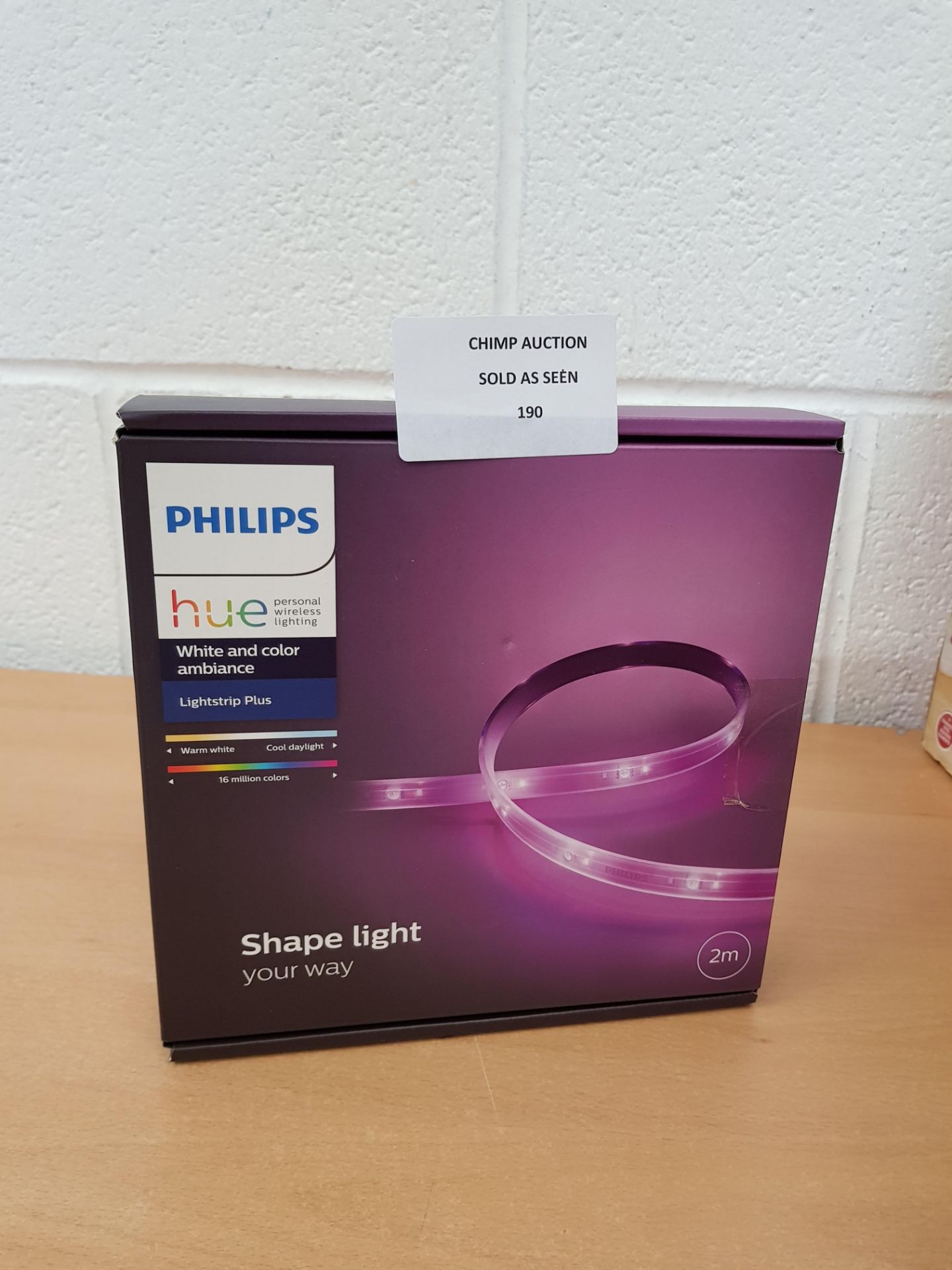 Philips Hue LightStrip Colour Changing Dimmable LED Smart Kit RRP £69.99.