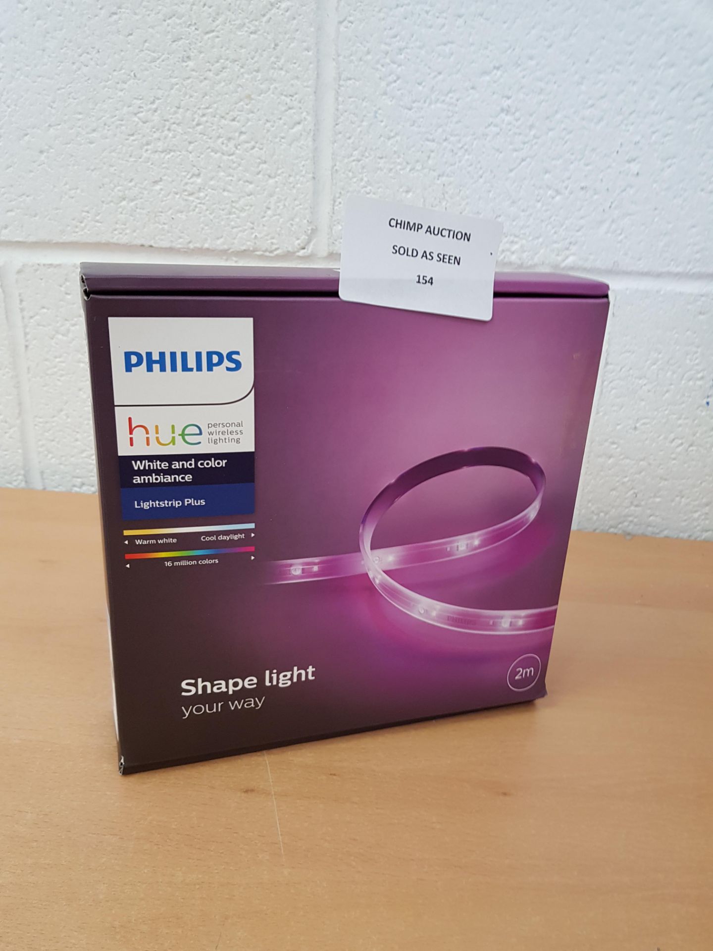 Philips Hue LightStrip Colour Changing Dimmable LED Smart Kit RRP £69.99