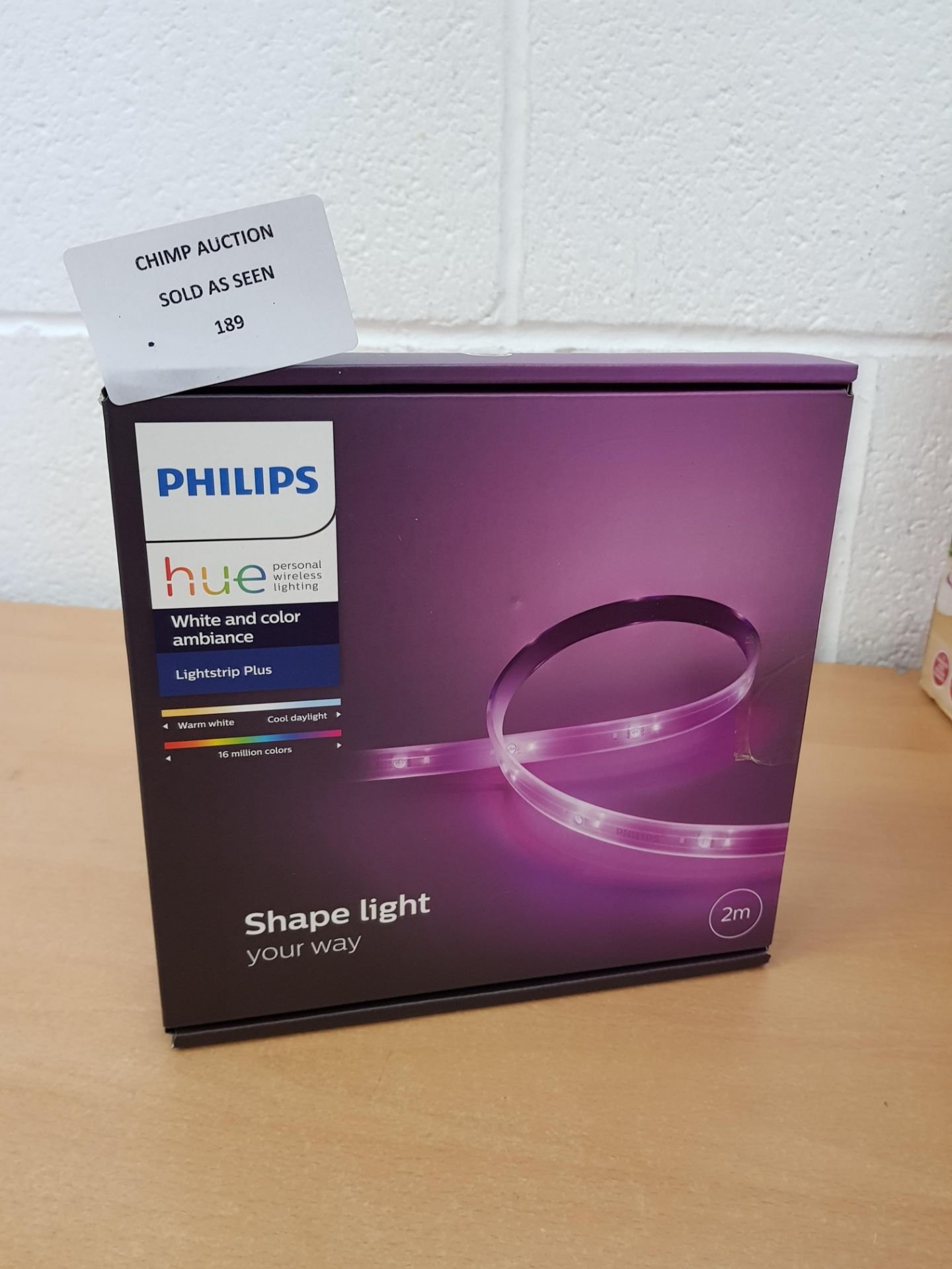 Philips Hue LightStrip Colour Changing Dimmable LED Smart Kit RRP £69.99.