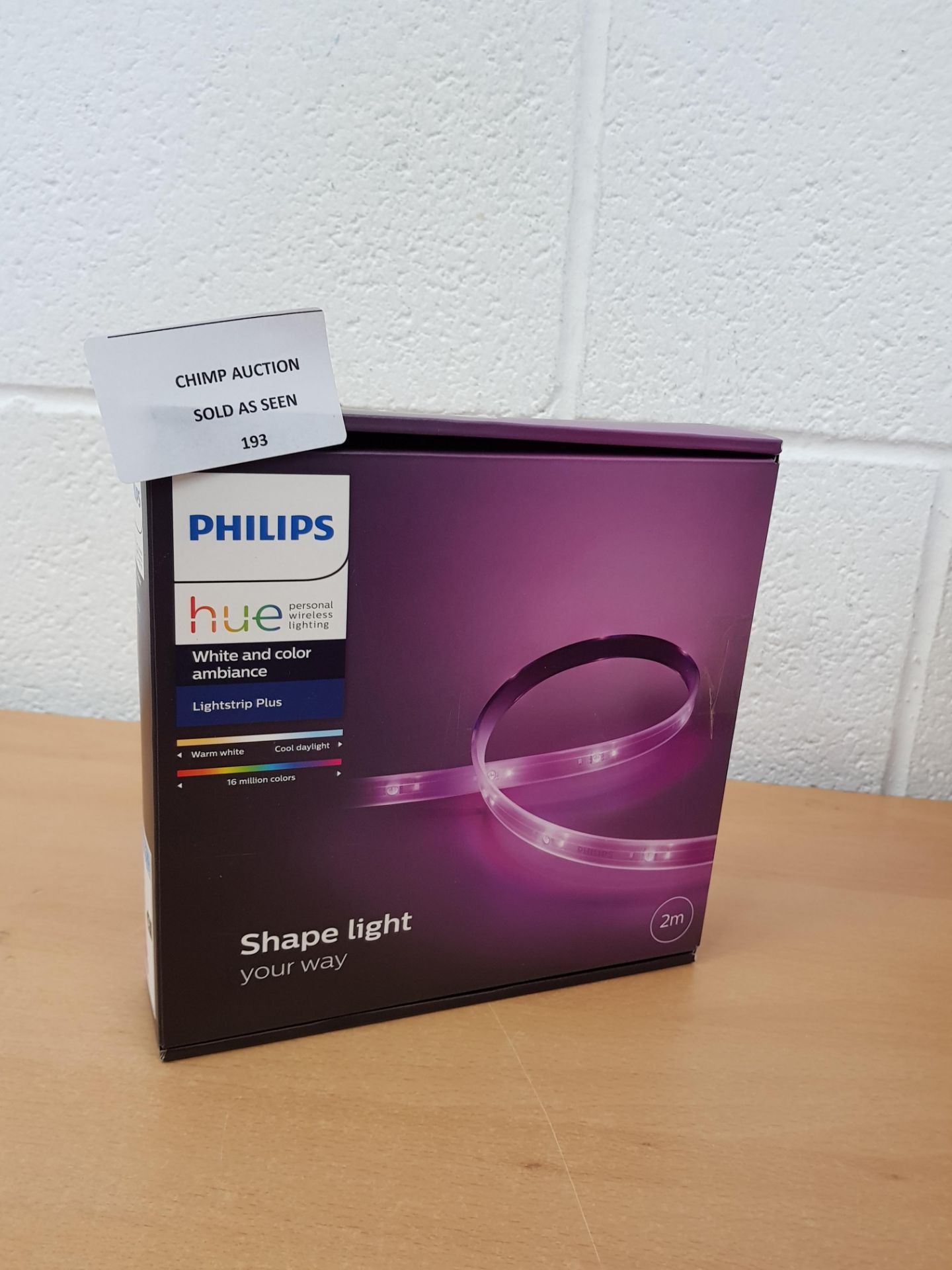 Philips Hue LightStrip Colour Changing Dimmable LED Smart Kit RRP £69.99.