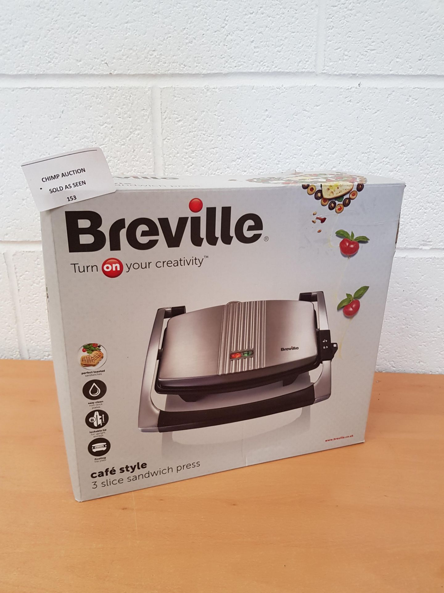 Breville Café Style 3 slice Sandwich press
