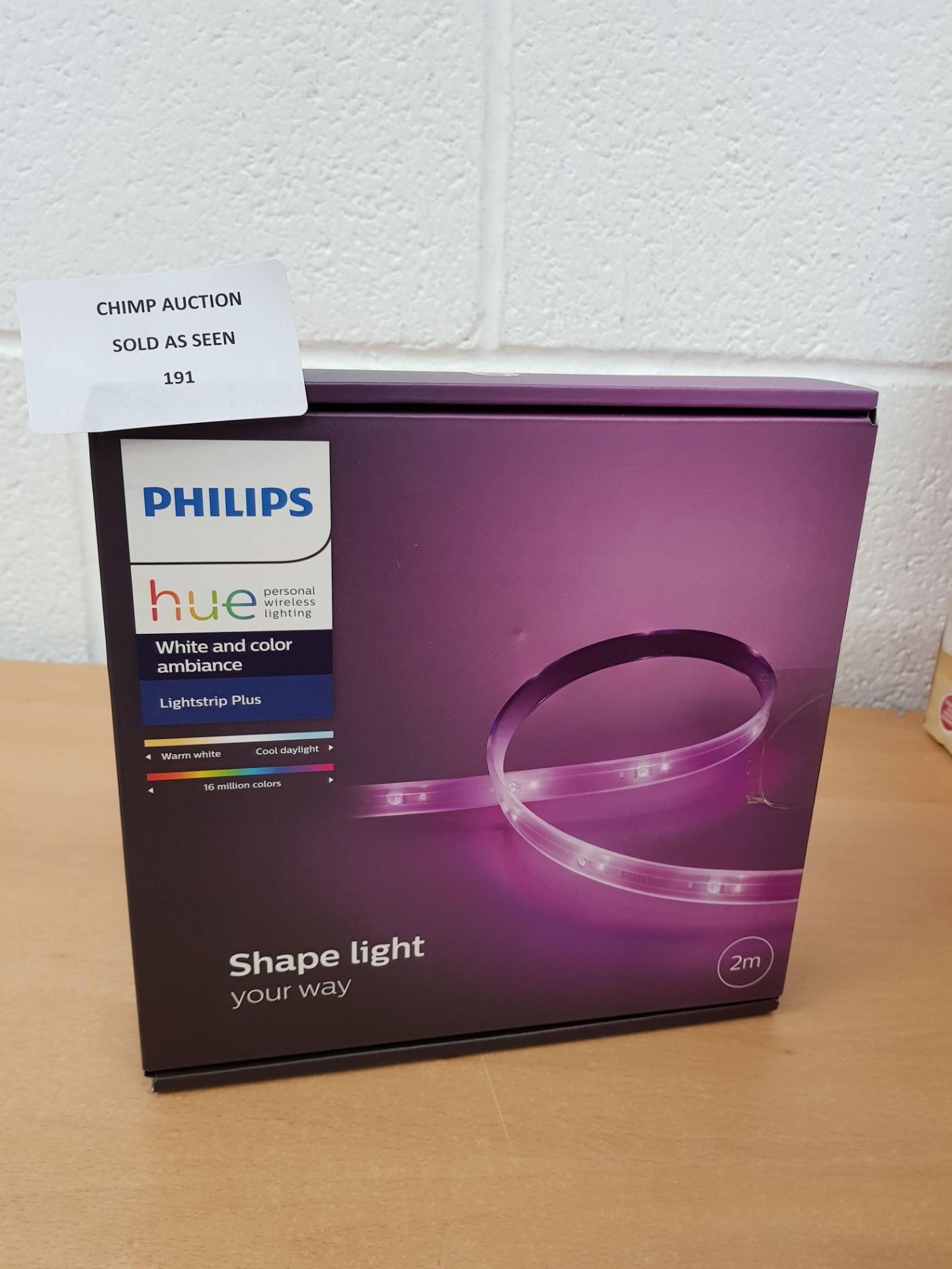 Philips Hue LightStrip Colour Changing Dimmable LED Smart Kit RRP £69.99.