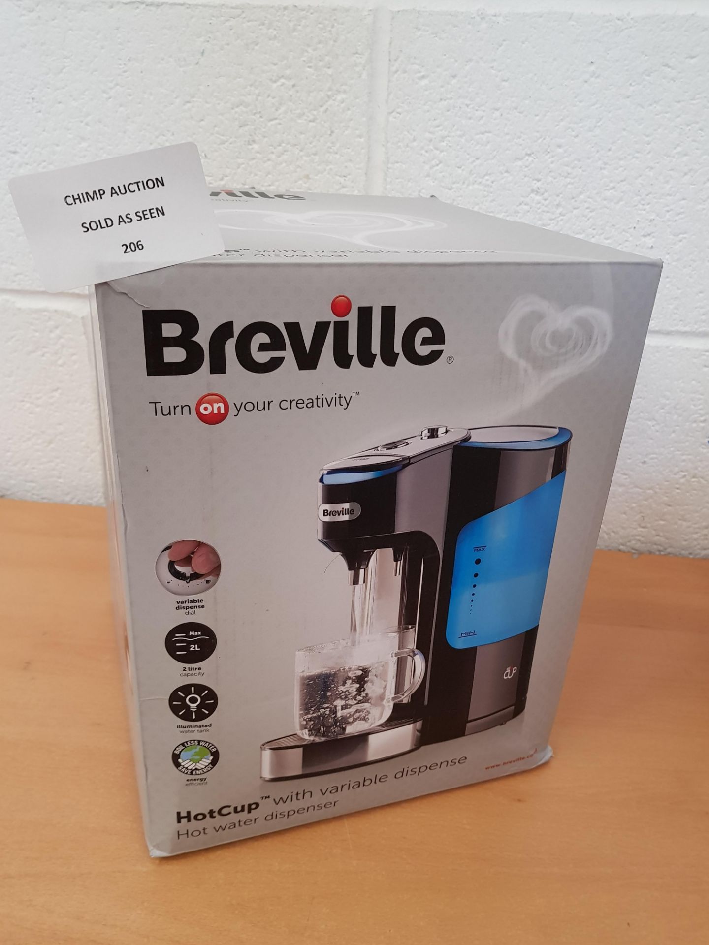 Breville Hotcup water dispenser with Variable dispense