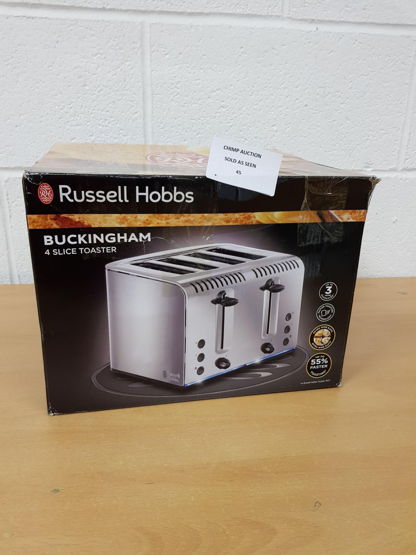 Russell Hobbs Buckingham 4 slice toaster