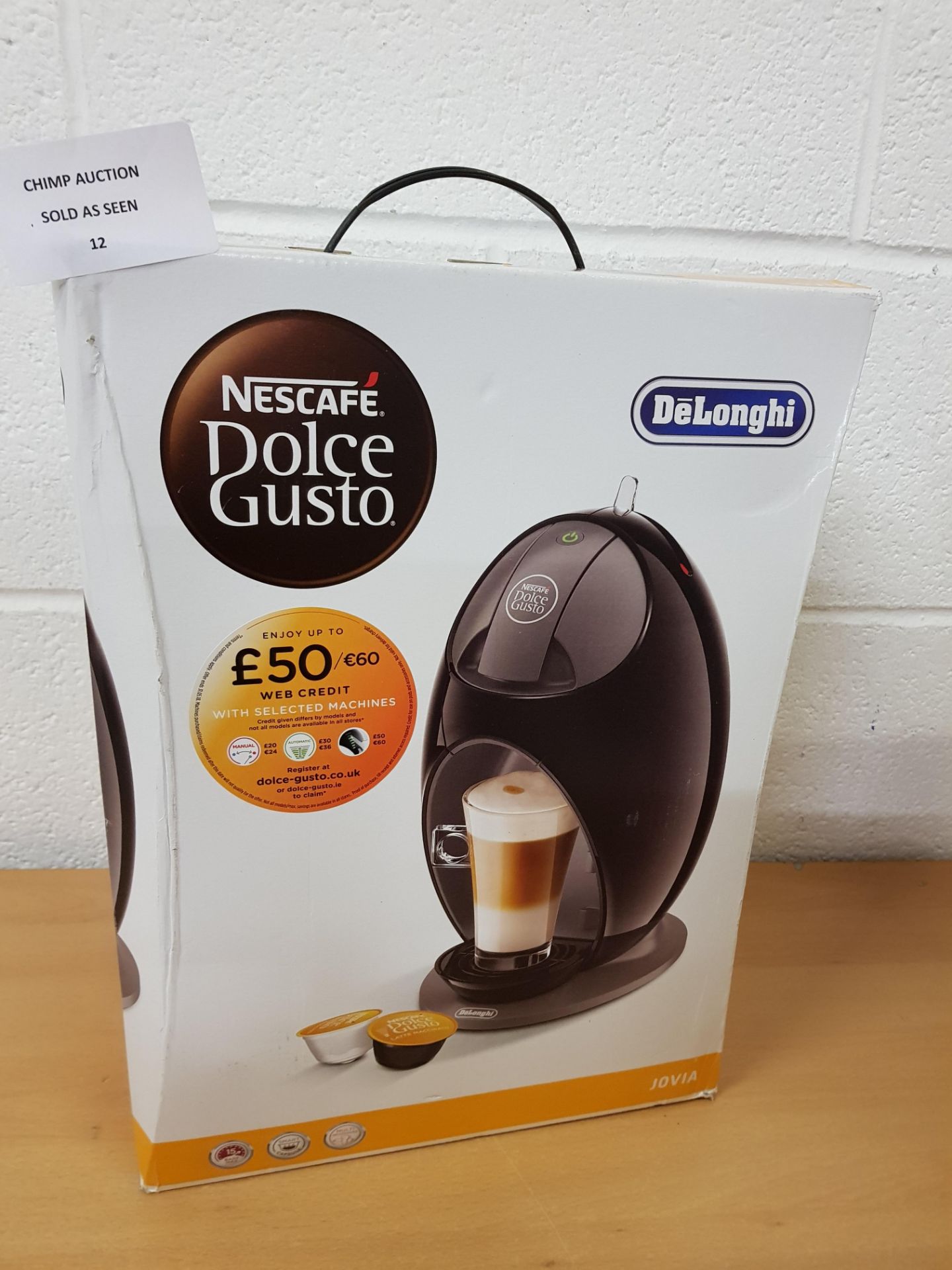 Nescafé Dolce Gusto Jovia by De'Longhi - EDG250 Coffee Machine RRP £79.99.