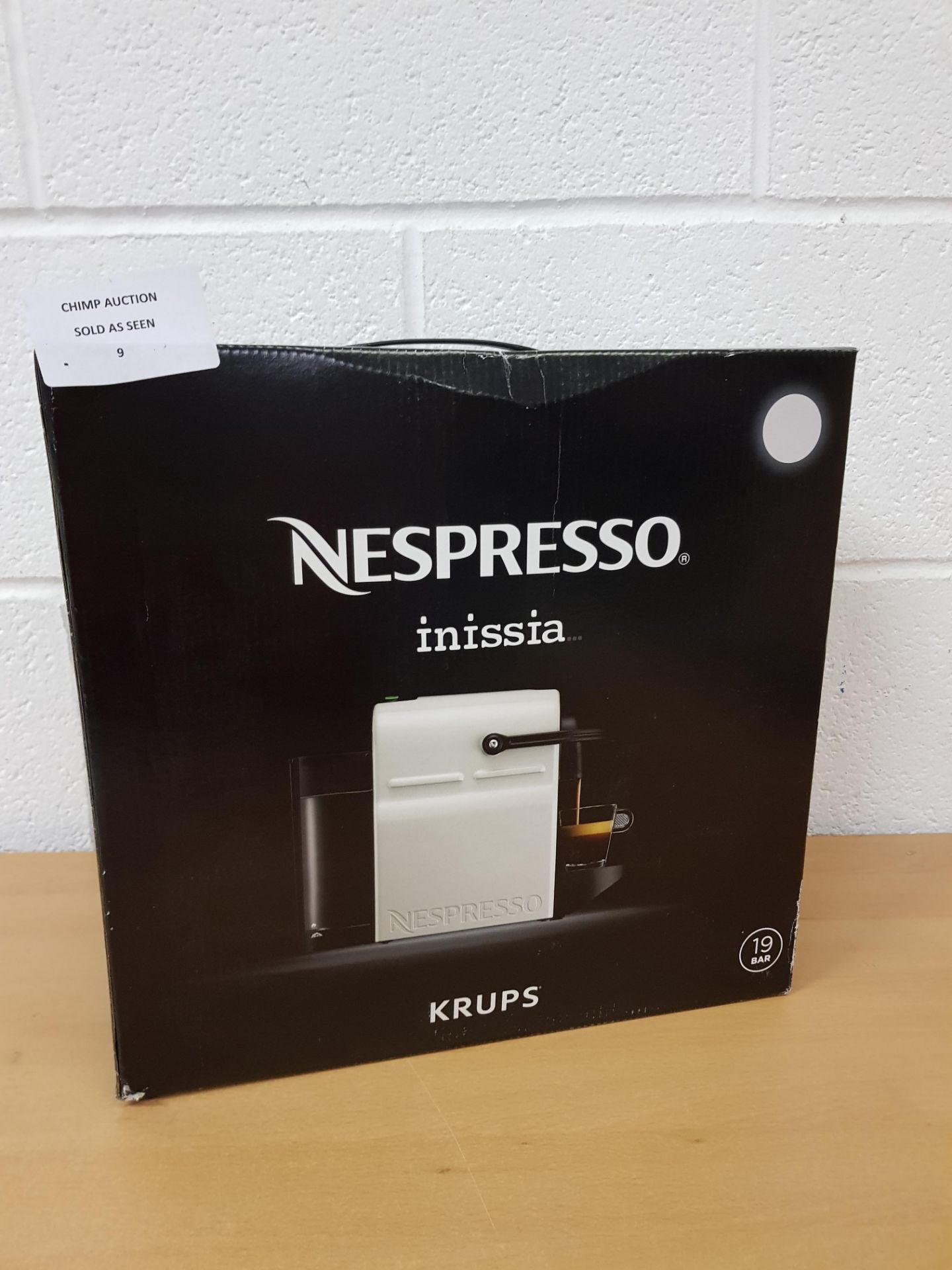 Nespresso Inissia Krups Coffee Capsule Machine RRP £149.99.