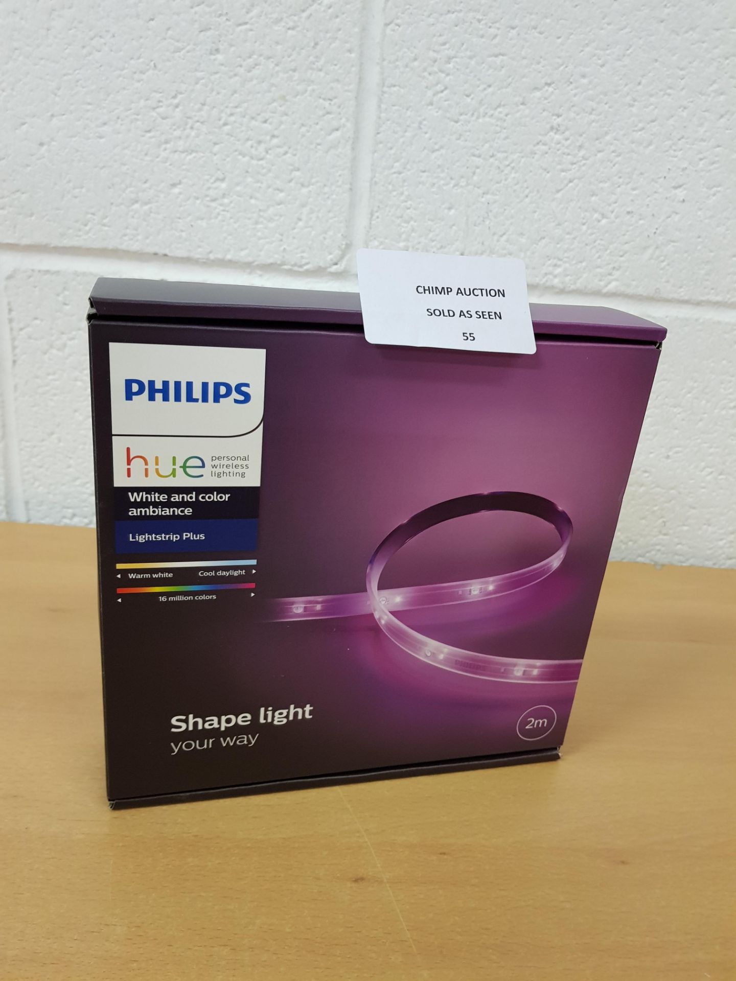 Philips Hue LightStrip Plus Colour Changing LED Smart Kit RRP £79.99.