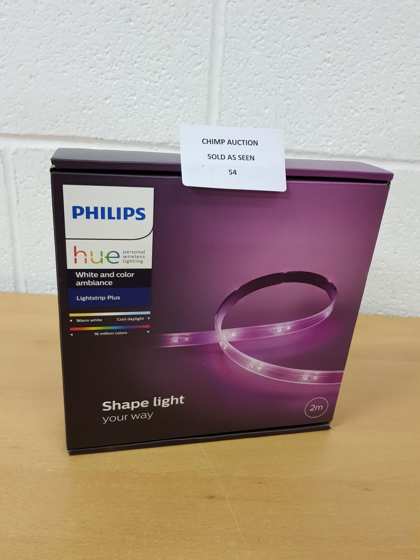 Philips Hue LightStrip Plus Colour Changing LED Smart Kit RRP £79.99.