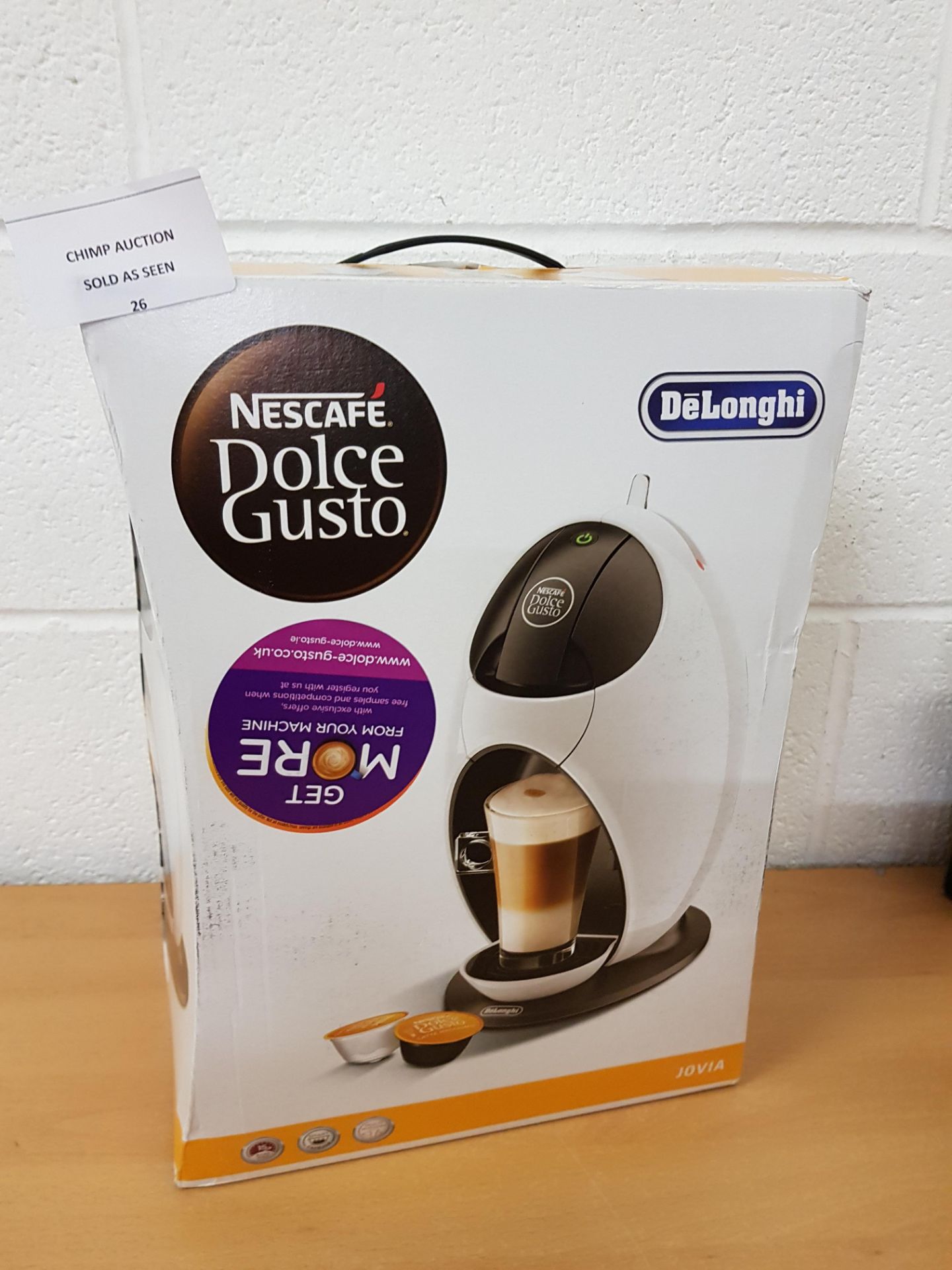 Nescafé Dolce Gusto Jovia by De'Longhi - EDG250 Coffee Machine RRP £79.99.