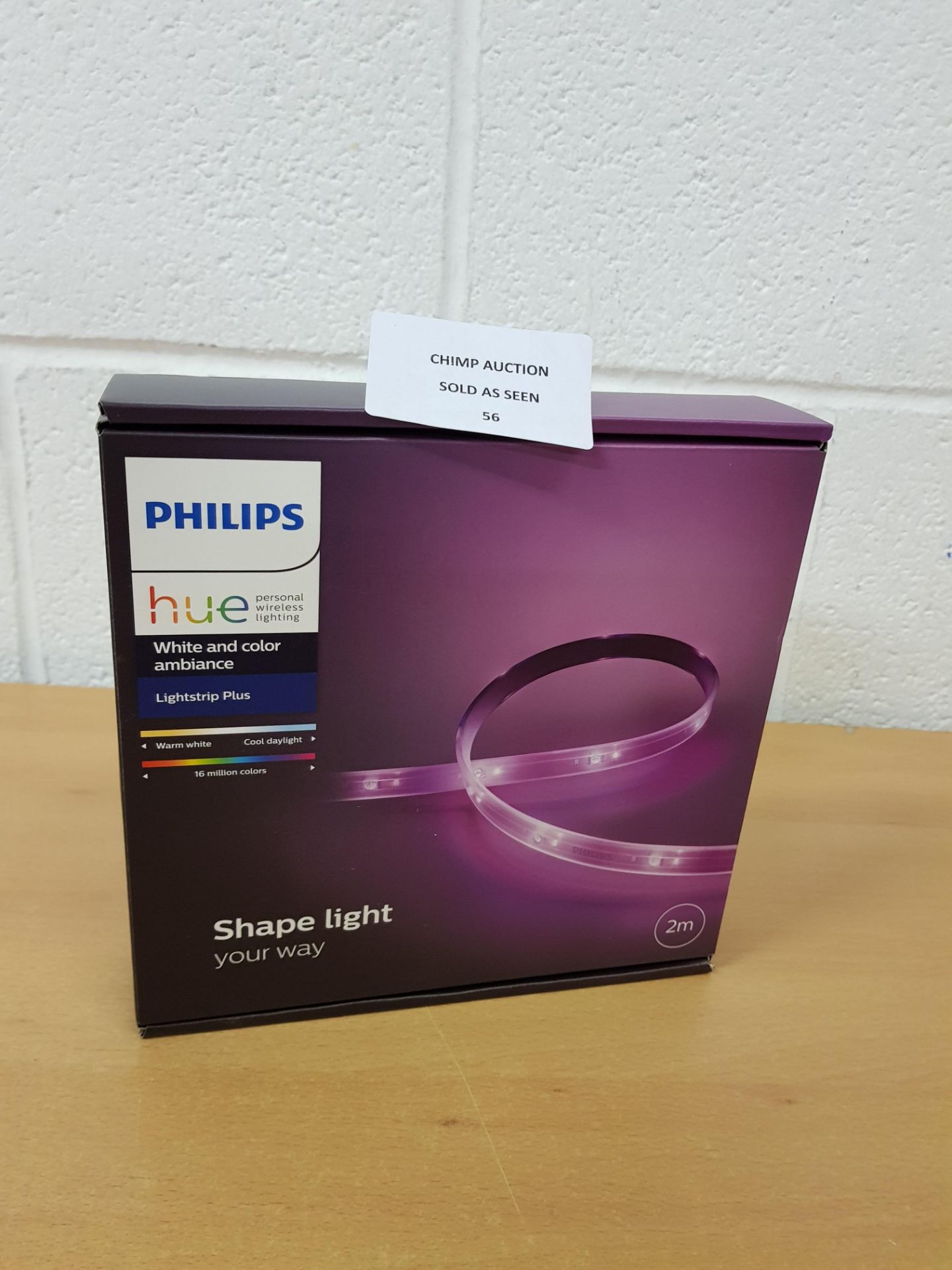 Philips Hue LightStrip Plus Colour Changing LED Smart Kit RRP £79.99.