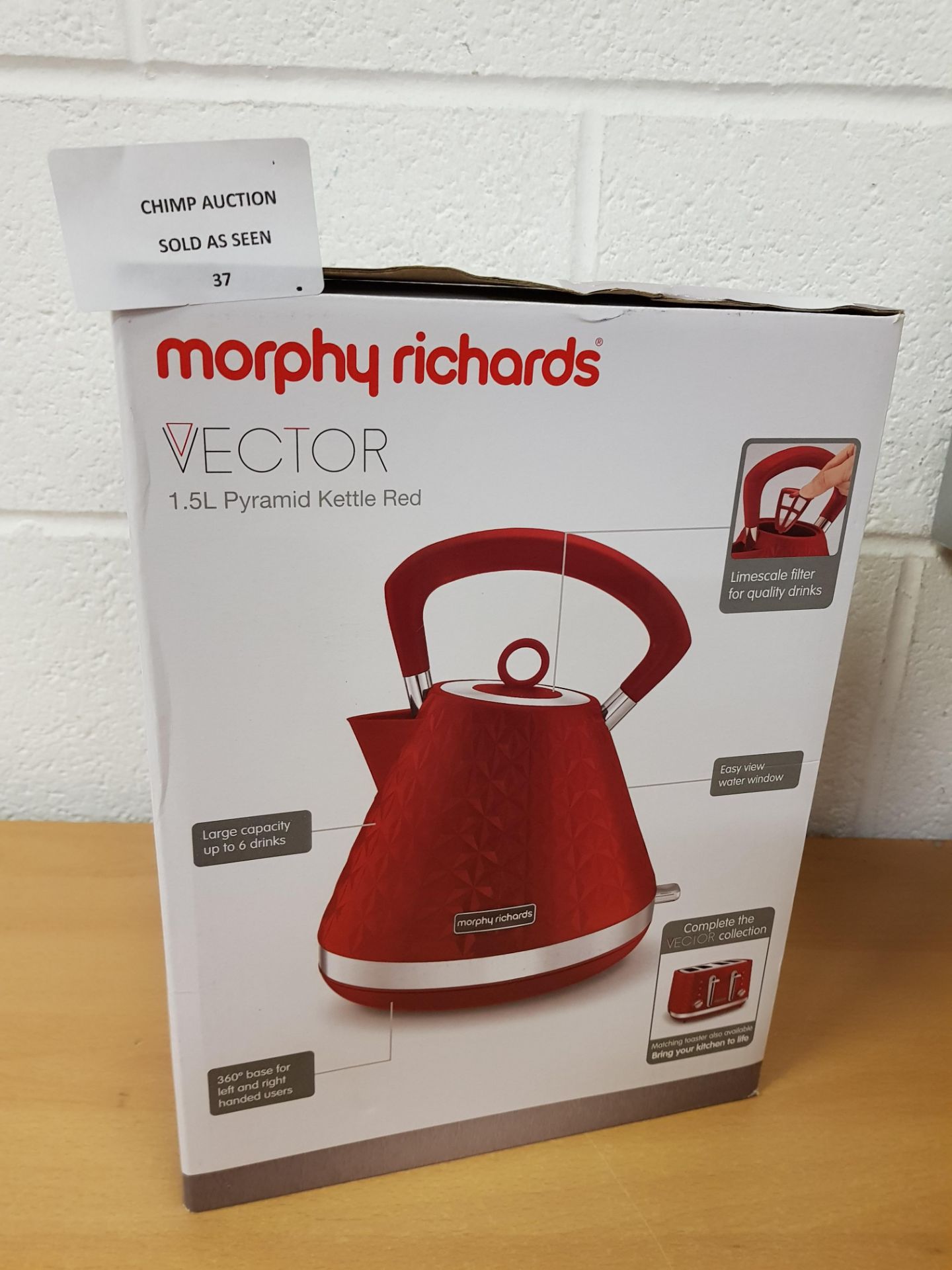 Morphy Richards Vector 1.5L kettle