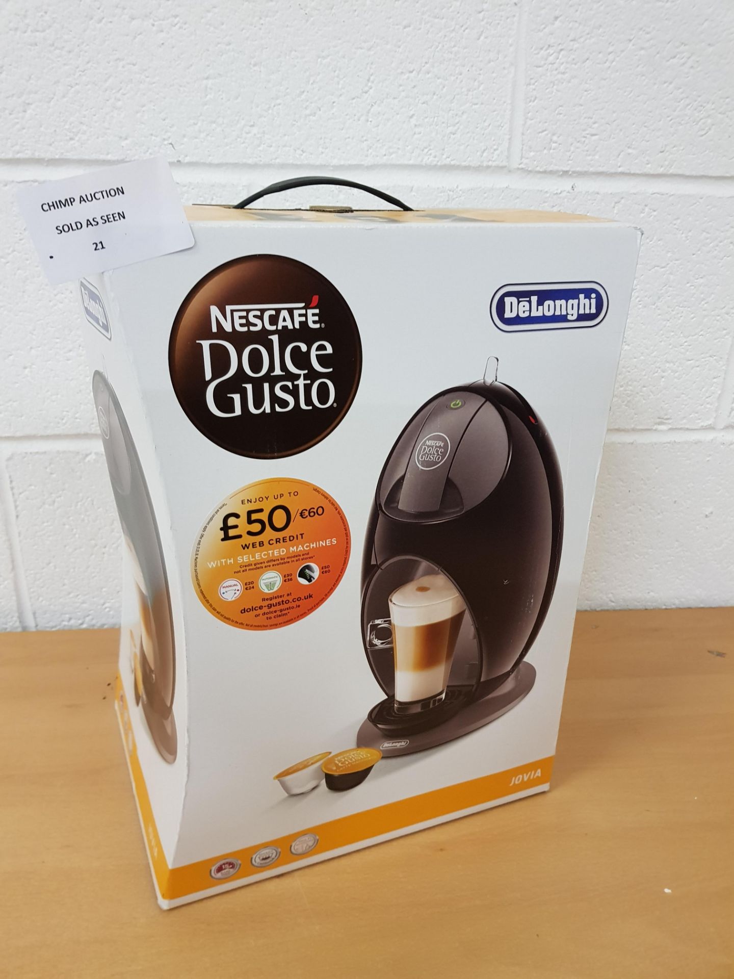 Nescafé Dolce Gusto Jovia by De'Longhi - EDG250 Coffee Machine RRP £79.99.