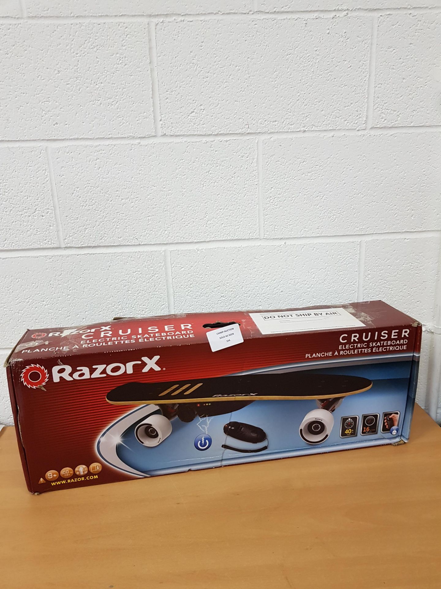 Razor X Cruiser Lithium-Powered Electric Skateboard RRP £259.99