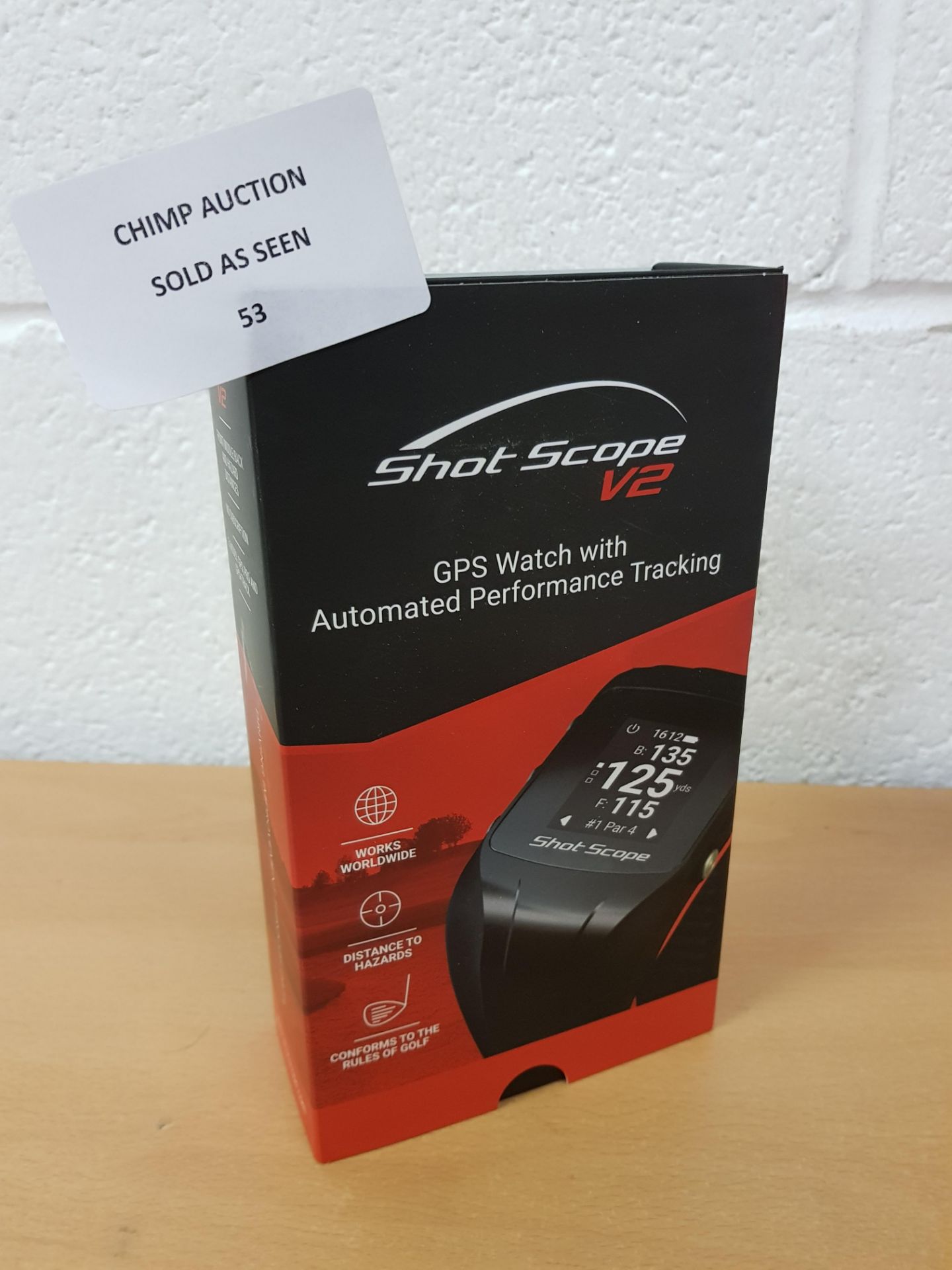 Shot Scope V2 Unisex Golf GPS Watch Tracking System RRP £229.99