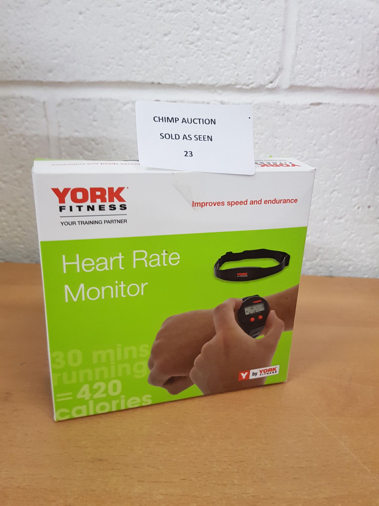 York Fitness Black Heart Rate Monitor