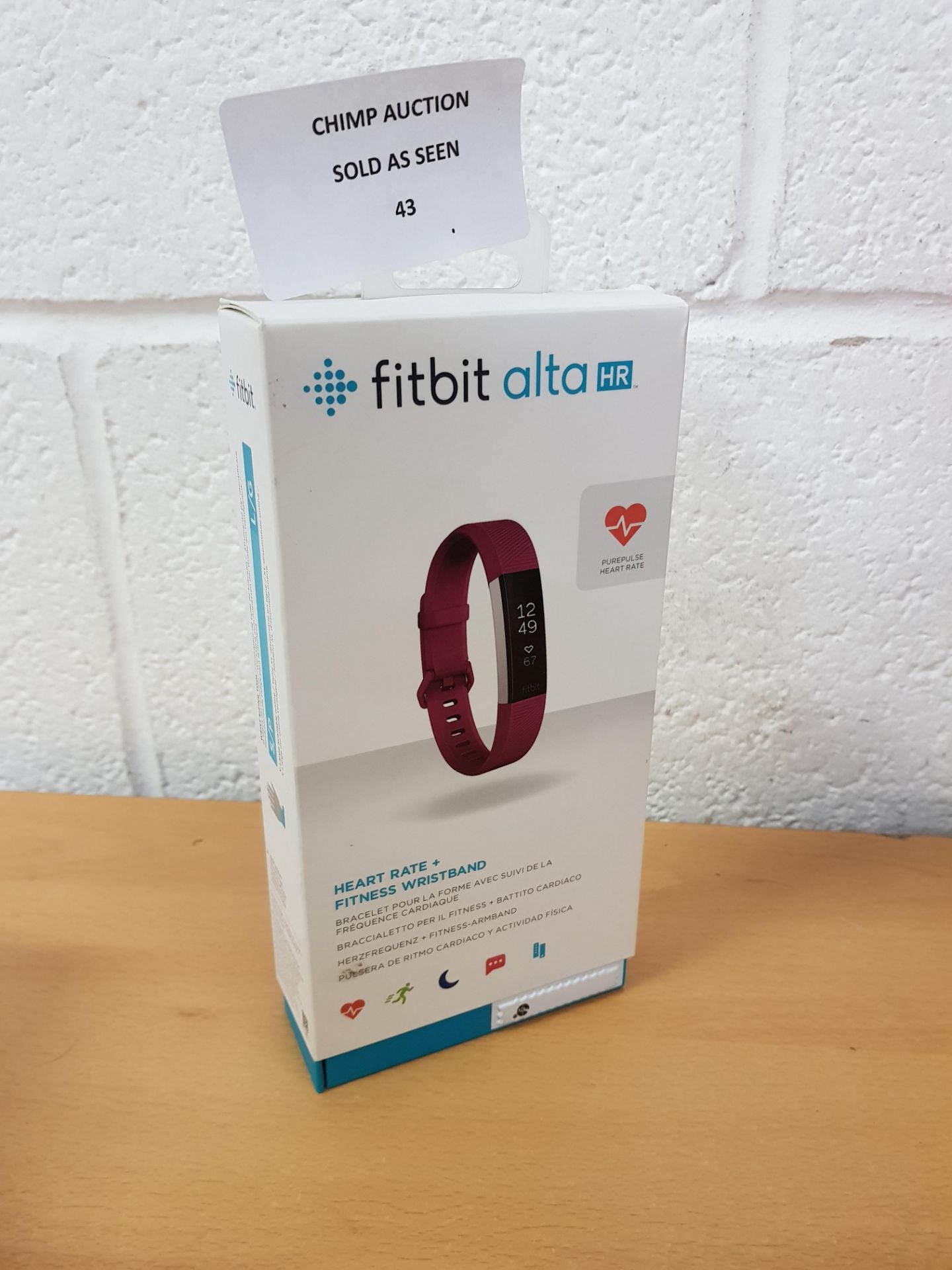 Fitbit Alta HR Activity & Fitness Tracker Smart RRP £139.99.