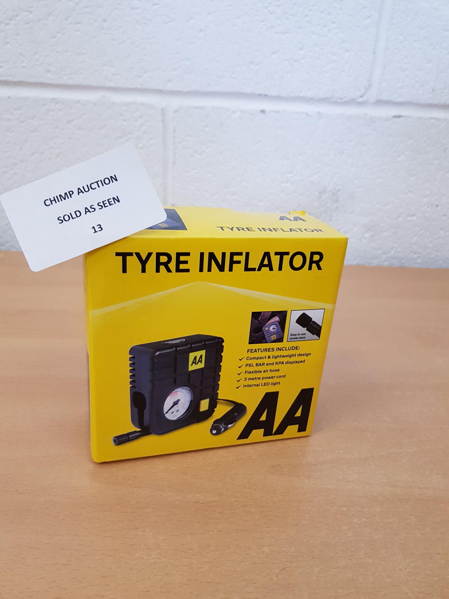 AA Car Tyre Inflator