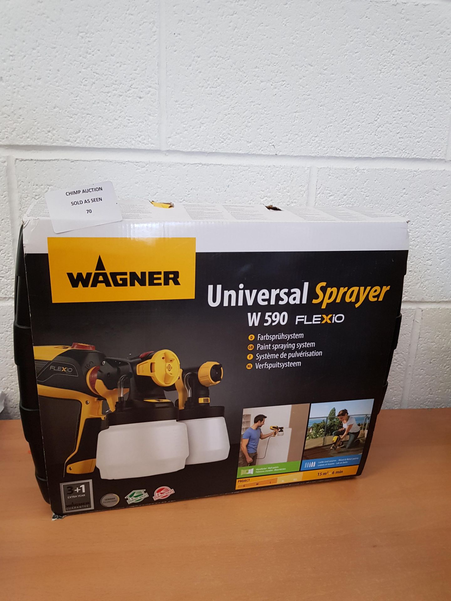 Wagner Universal Sprayer W 590 FLEXiO -Paint Sprayer RRP £179.99