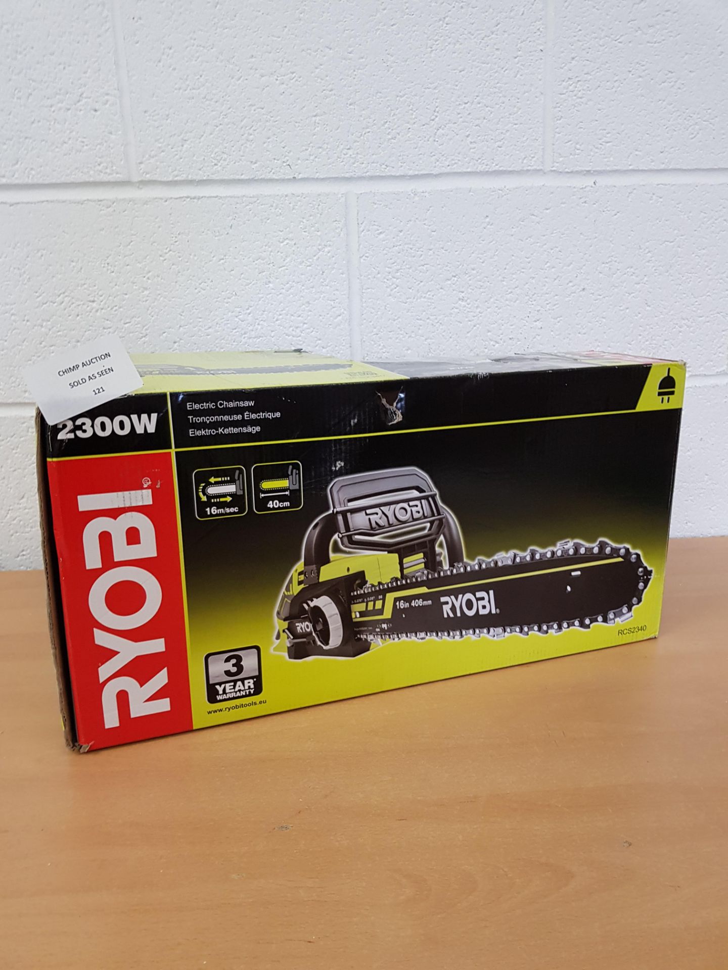 Ryobi RCS2340 Chainsaw, 2300 W - RRP £139.99