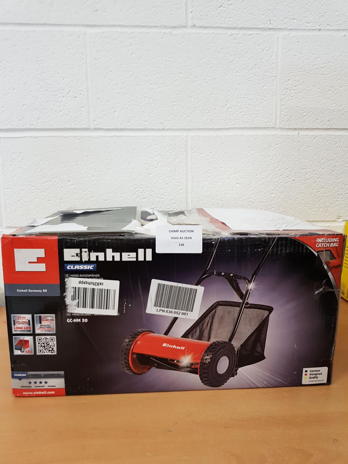 Einhell GC-HM 30 Manual Hand Push Lawnmower