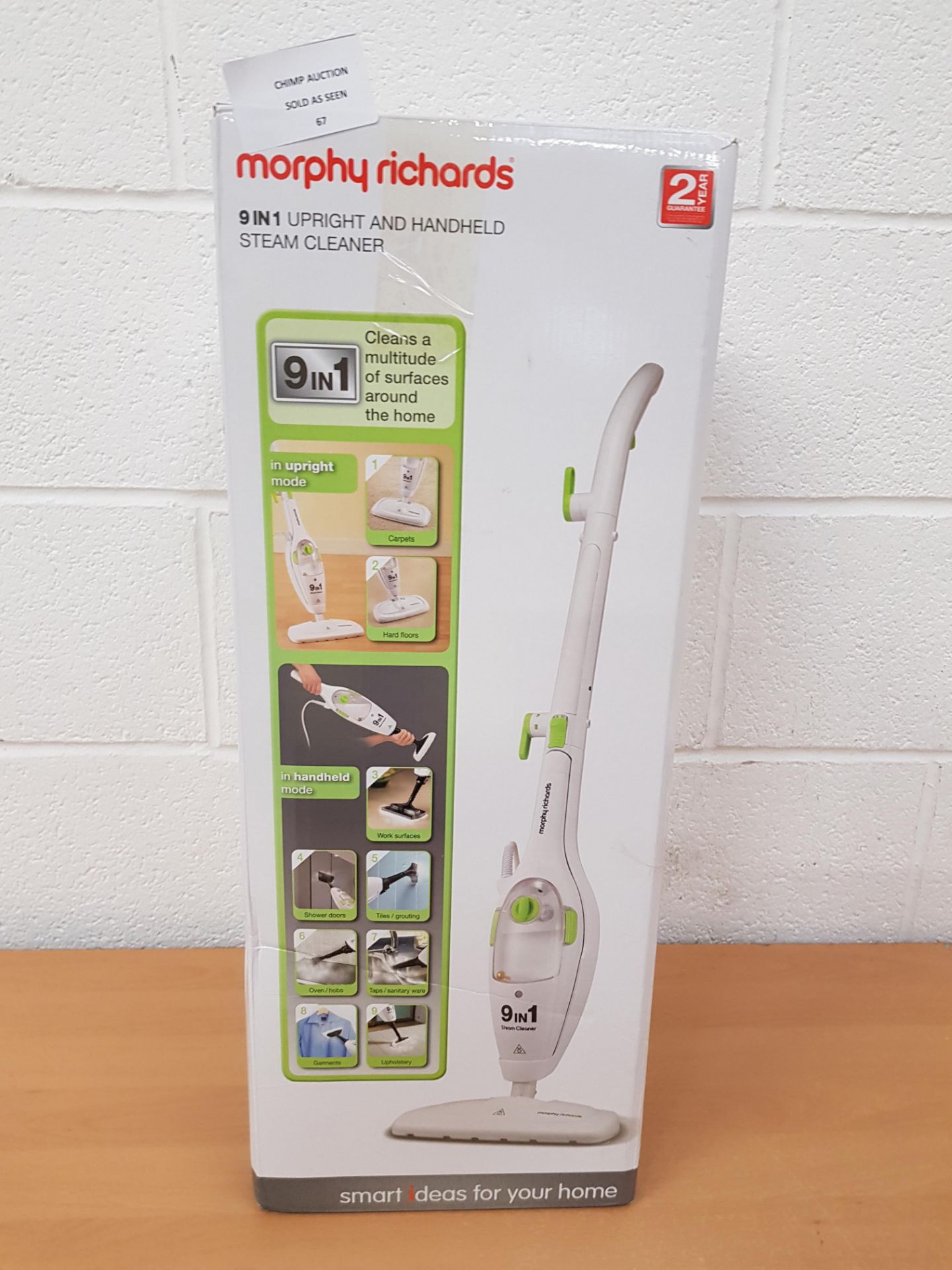 Morphy Richards 720020 9-in-1 Steam Cleaner - RRP £79.99