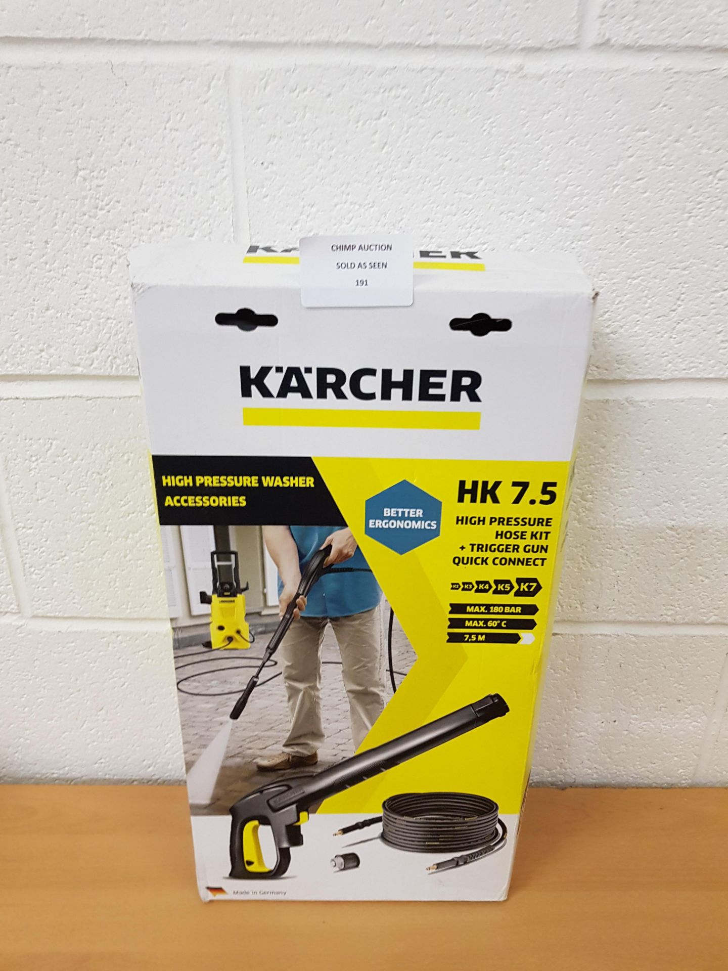 Kärcher Replacement 7.5 m High Pressure Hose and Hand Gun RRP £ 59.99.