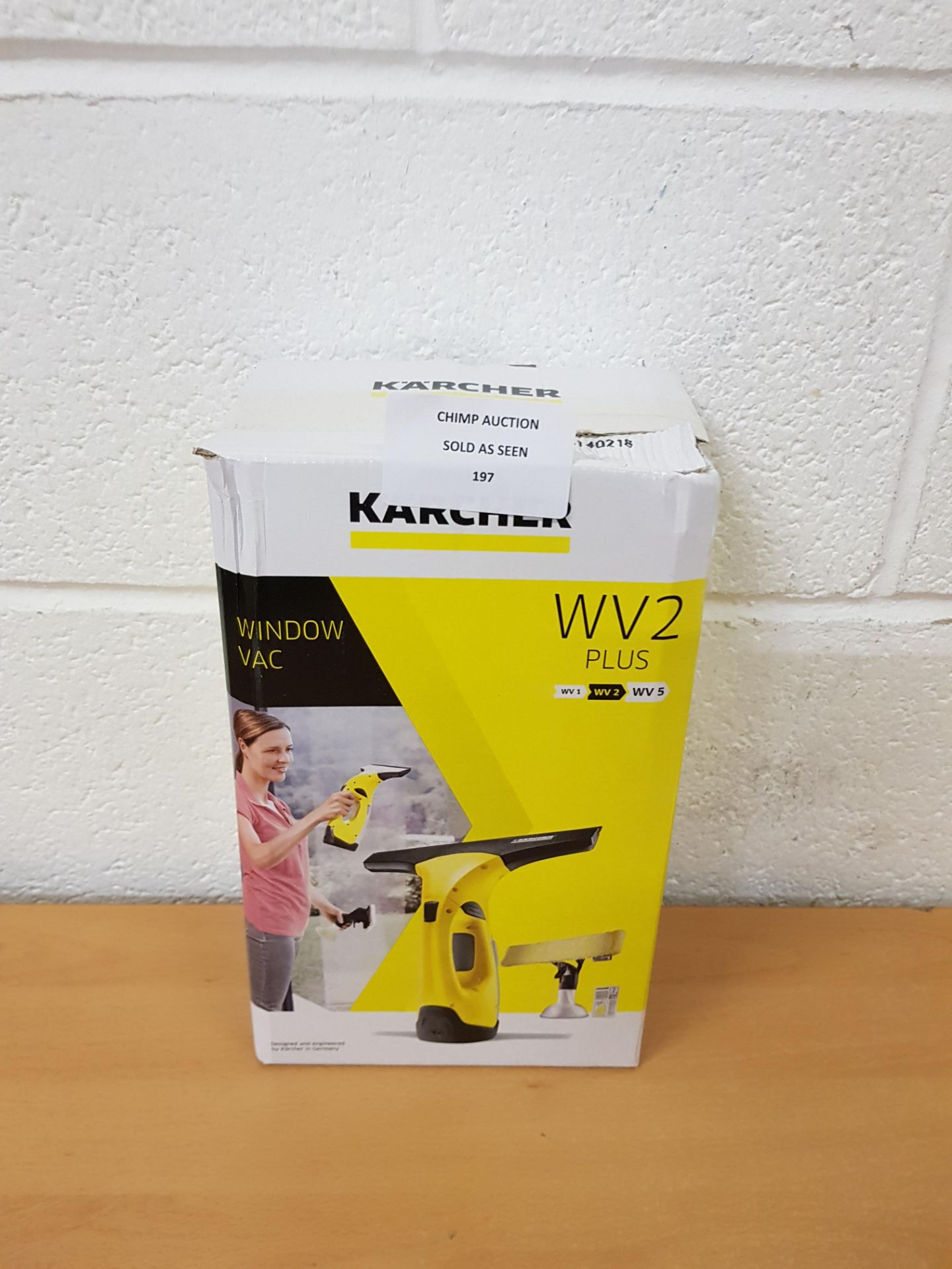 Kärcher Window Vac WV2 Plus Window cleaner RRP £69.99.