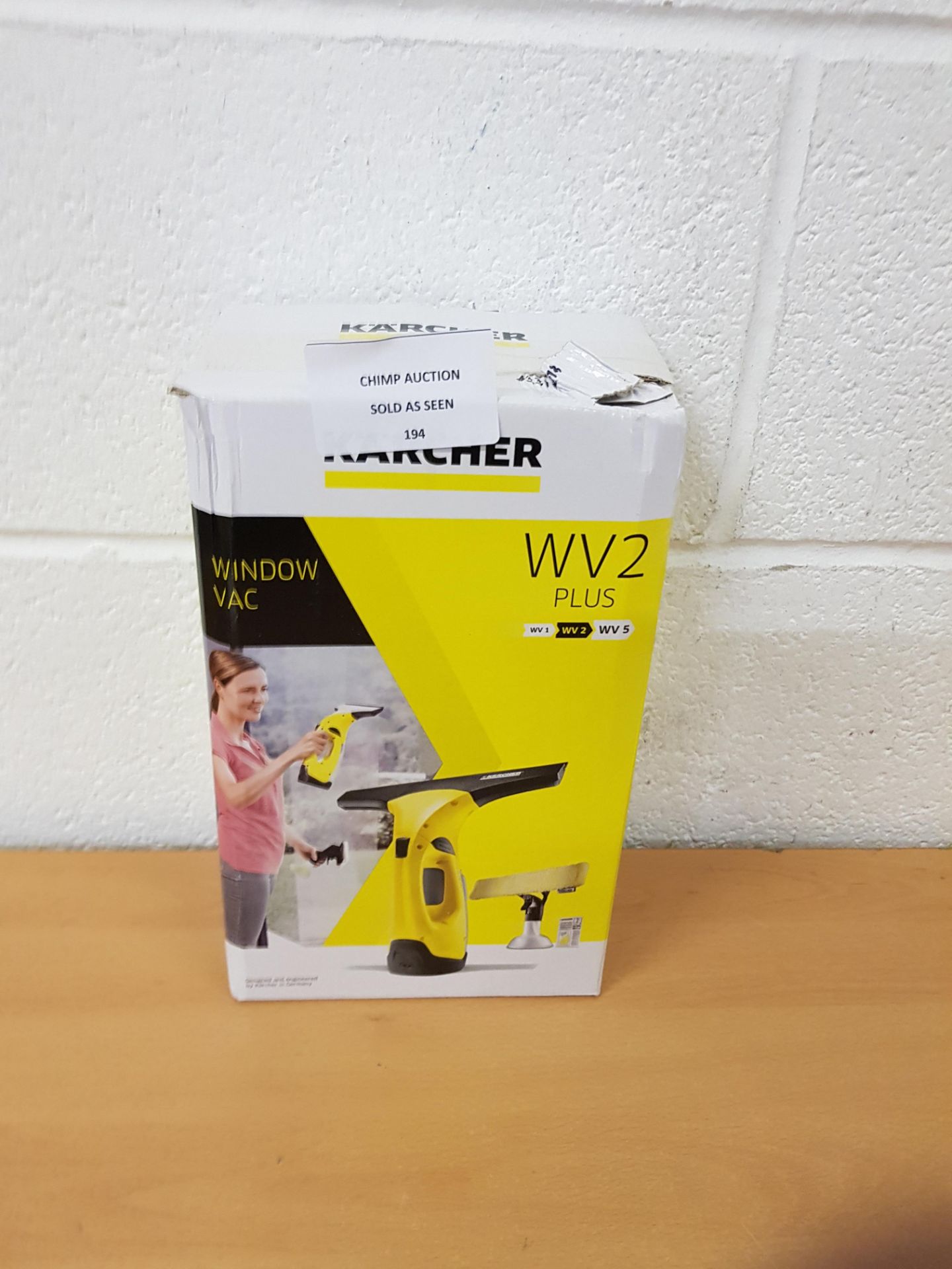 Kärcher Window Vac WV2 Plus Window cleaner RRP £69.99.