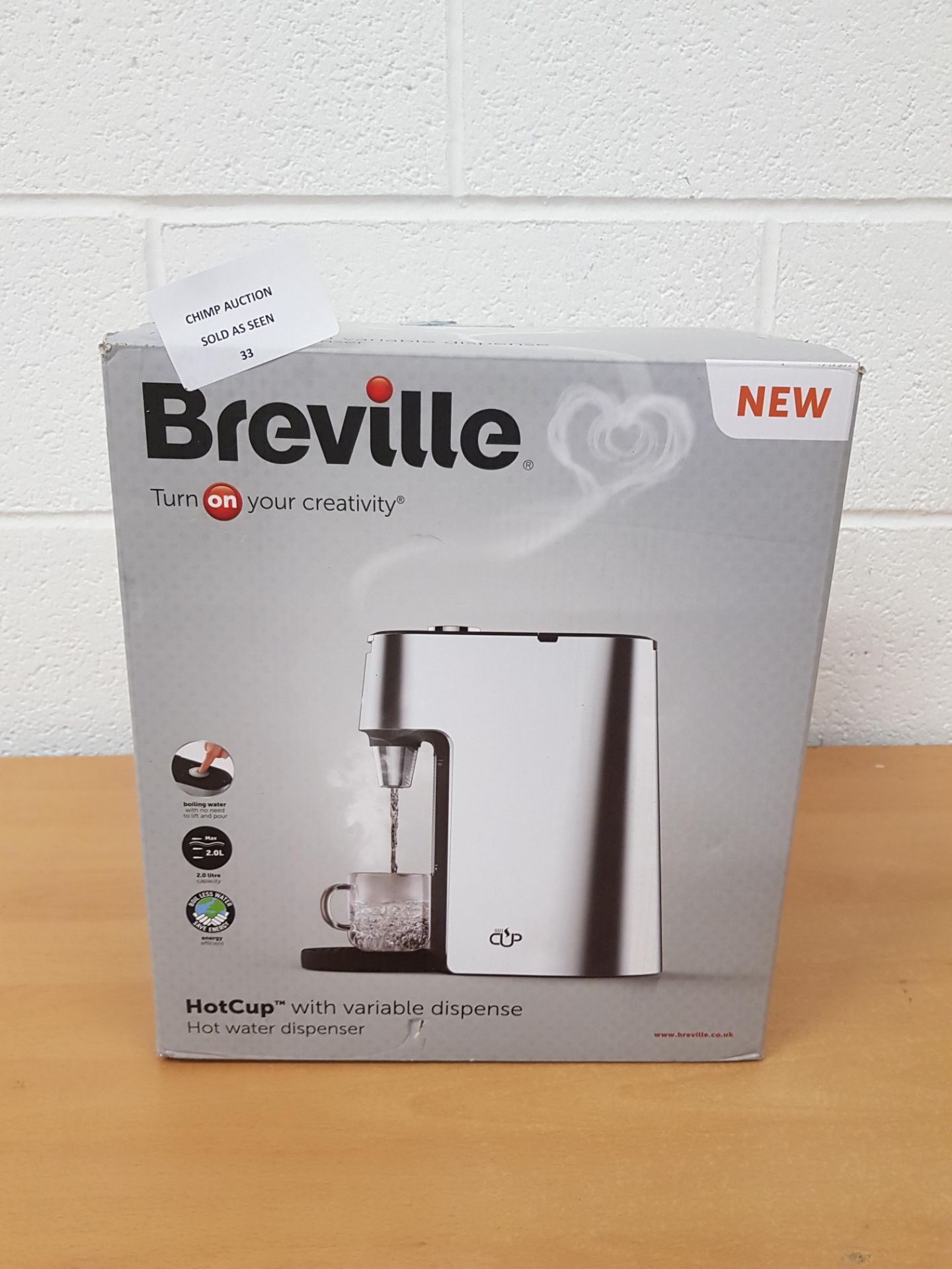 Breville HotCup Hot water Dispenser With Varaible Dispense