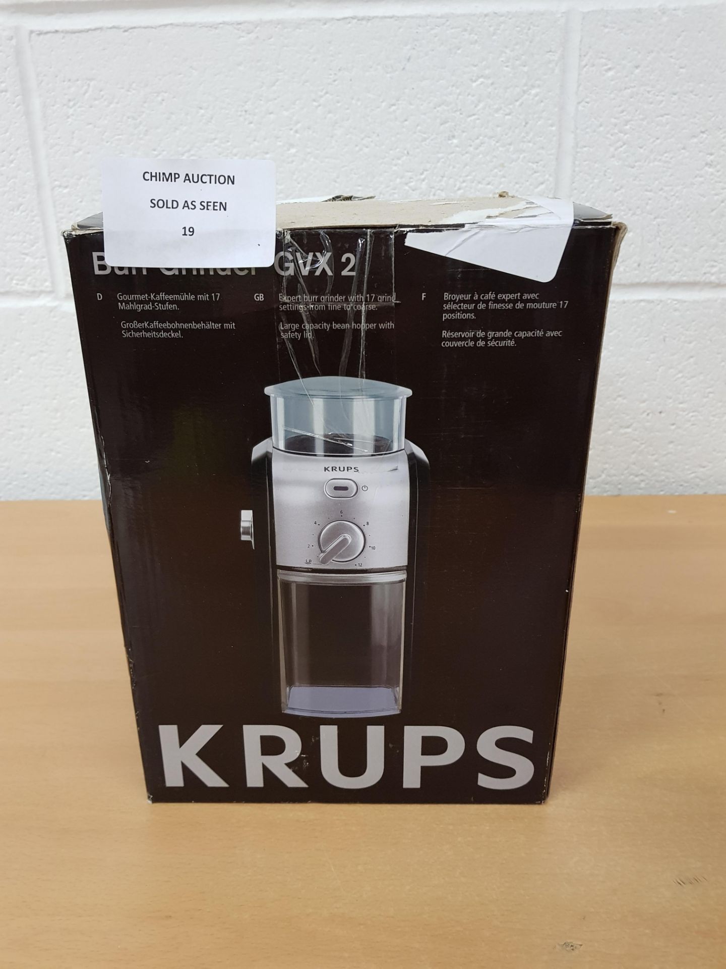 Krups Expert Burr Grinder