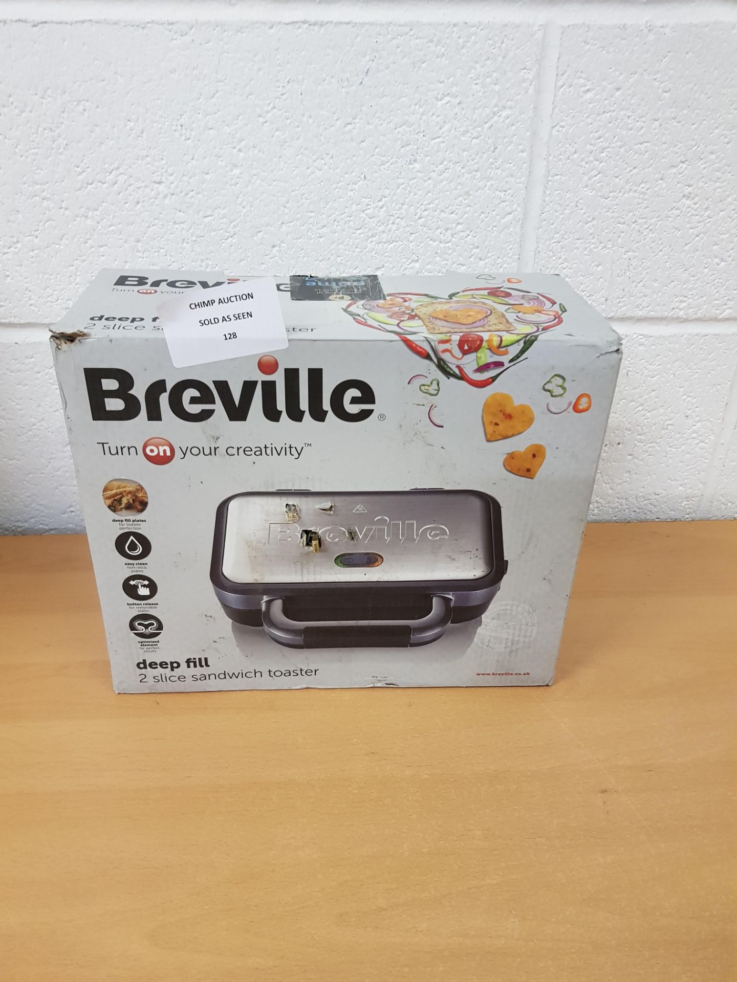 Breville Deep fill 2 slice sandwich Toaster