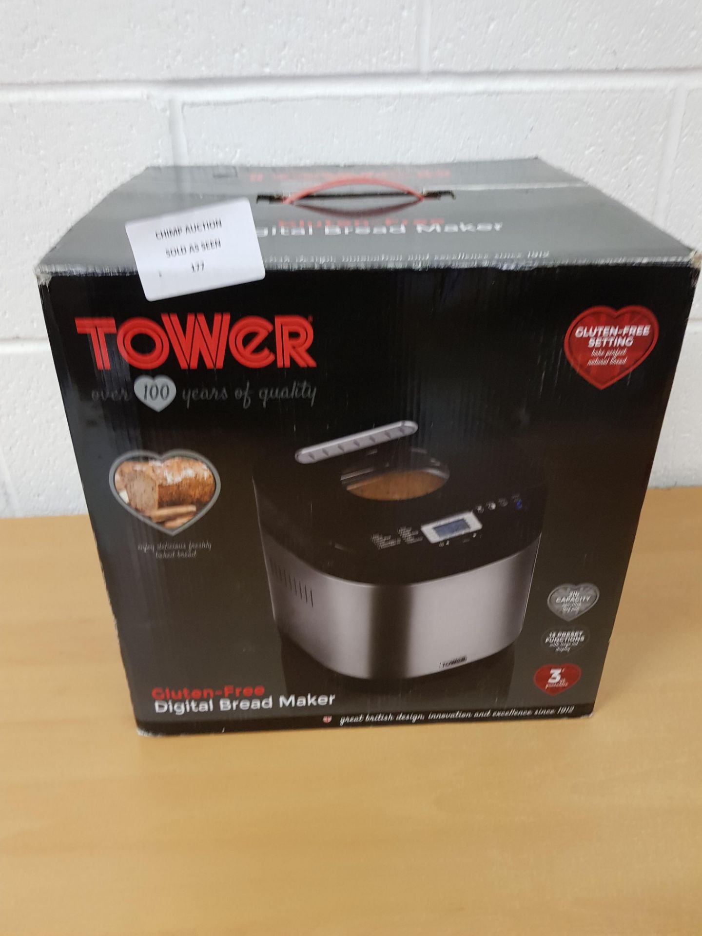 Tower Gluten-Free Digital Bread Maker