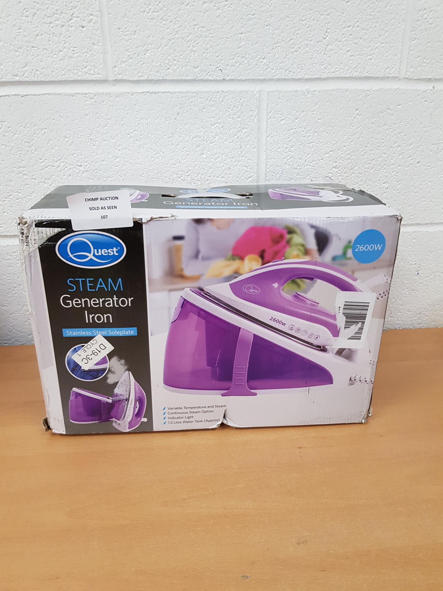 Quest Steam Generator Iron