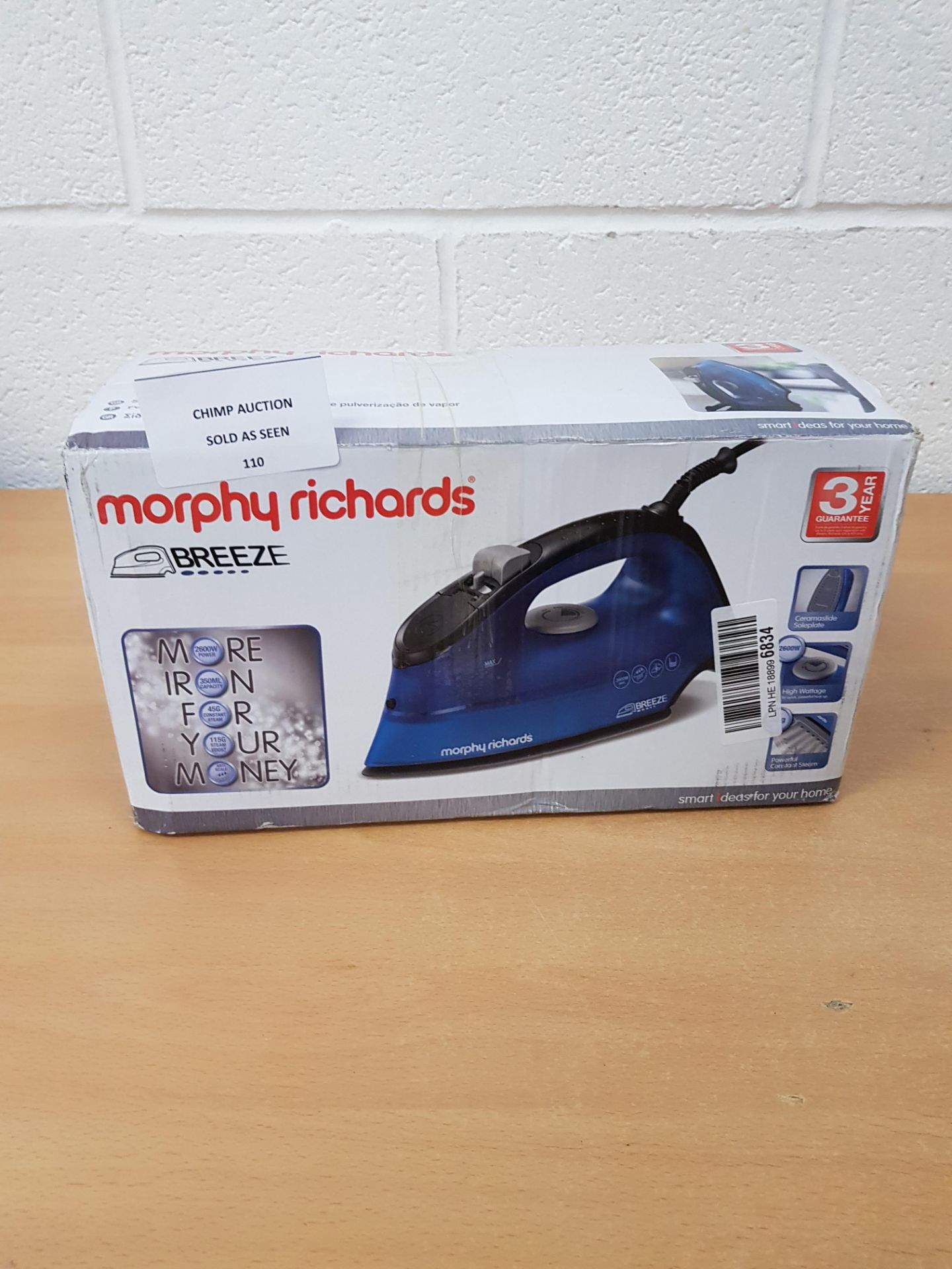 Morphy Richards 300271 Breeze Steam Iron 2600