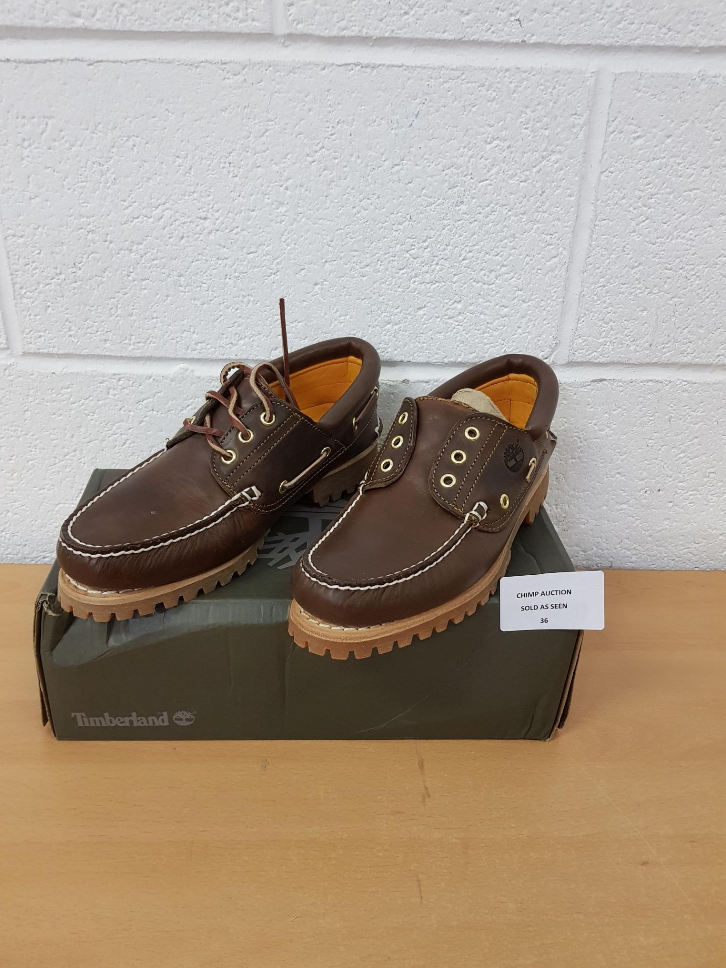 Timberland Authentic 3 Eye Lug MD men's shoes UK 7.5 RRP £139.99