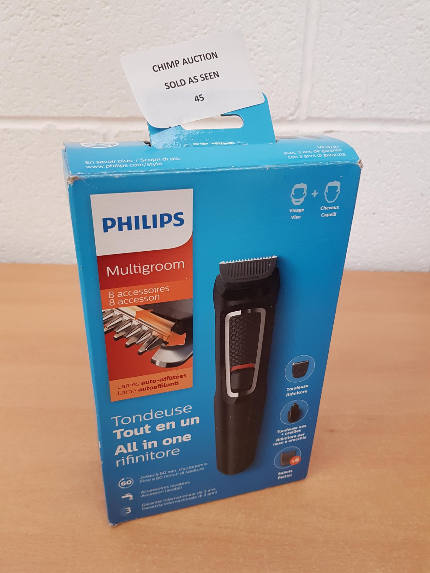 Philips Multigroom Series 3000 MG3730 - hair trimmer
