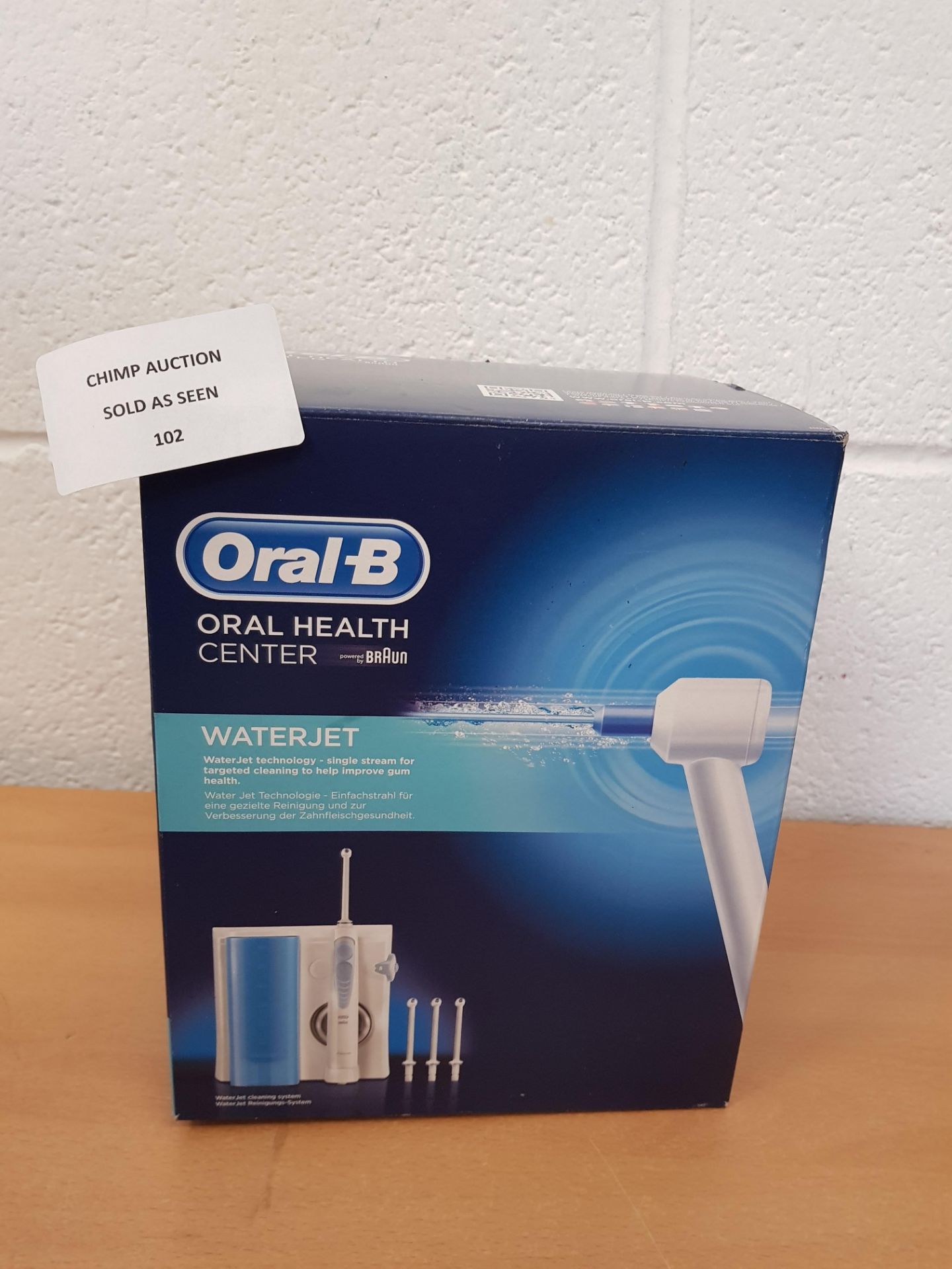 Oral-B WaterJet Oral Irrigator Cleaning System RRP £79.99.