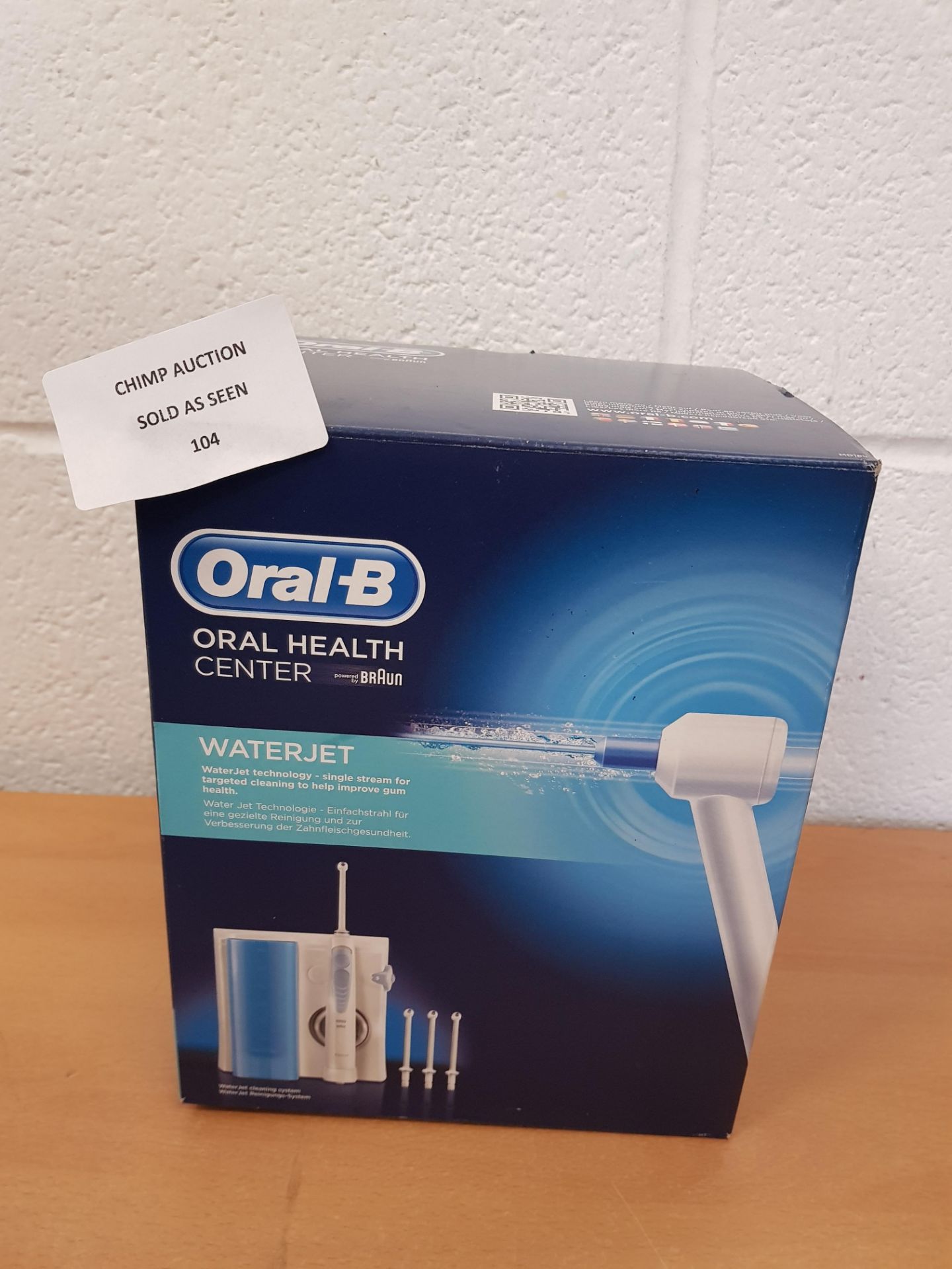 Oral-B WaterJet Oral Irrigator Cleaning System RRP £79.99.