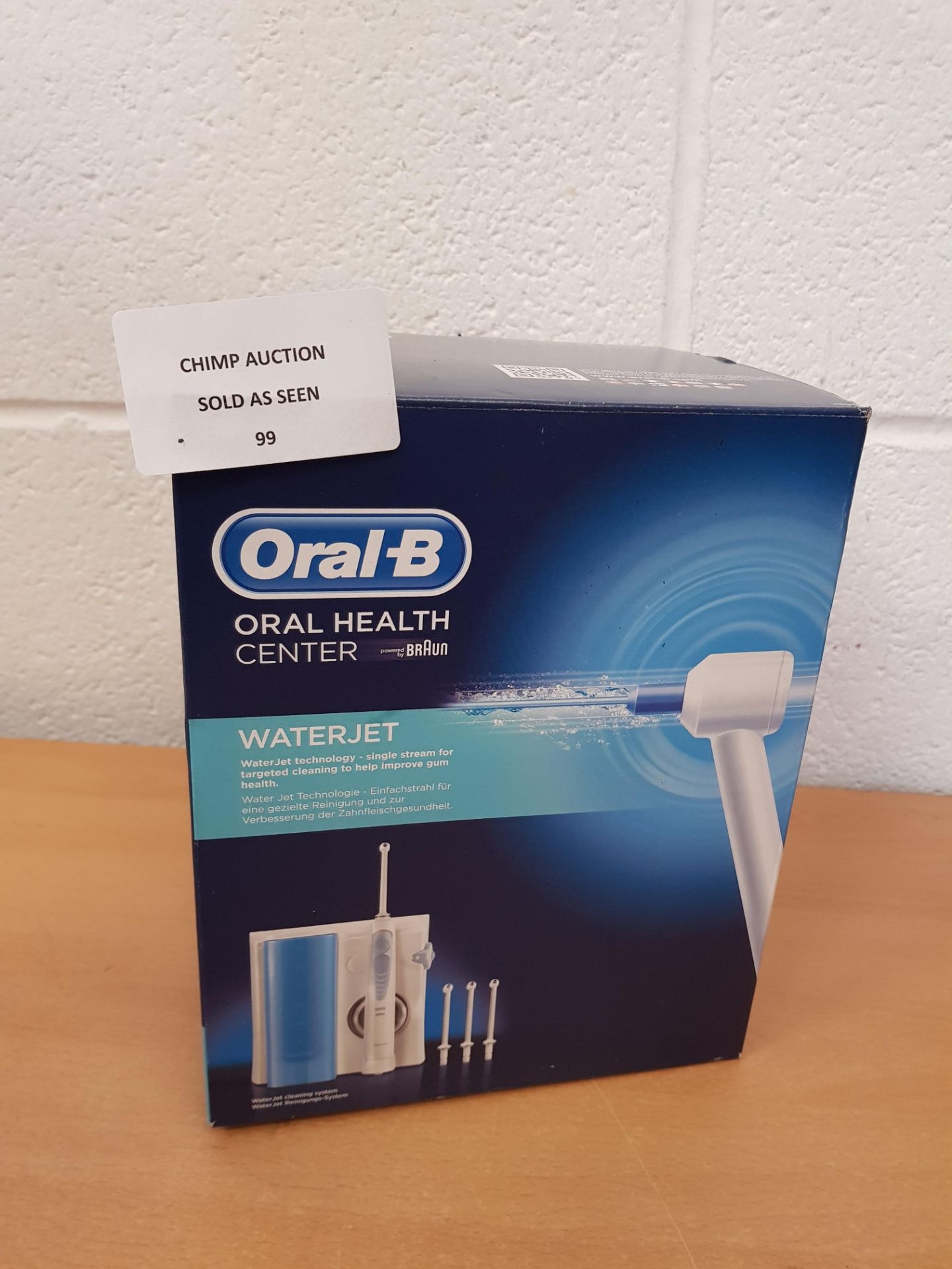 Oral-B WaterJet Oral Irrigator Cleaning System RRP £79.99.