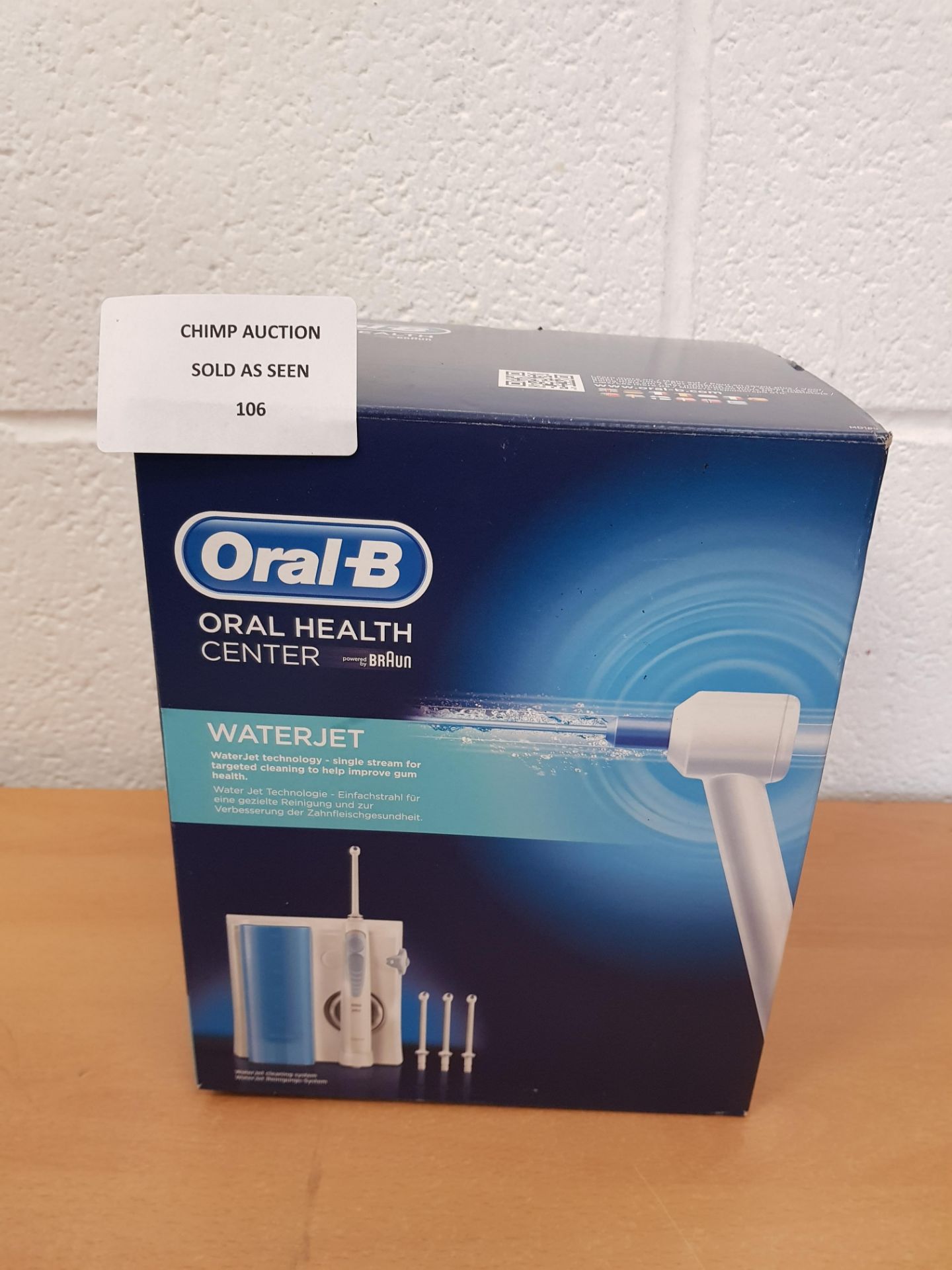 Oral-B WaterJet Oral Irrigator Cleaning System RRP £79.99.