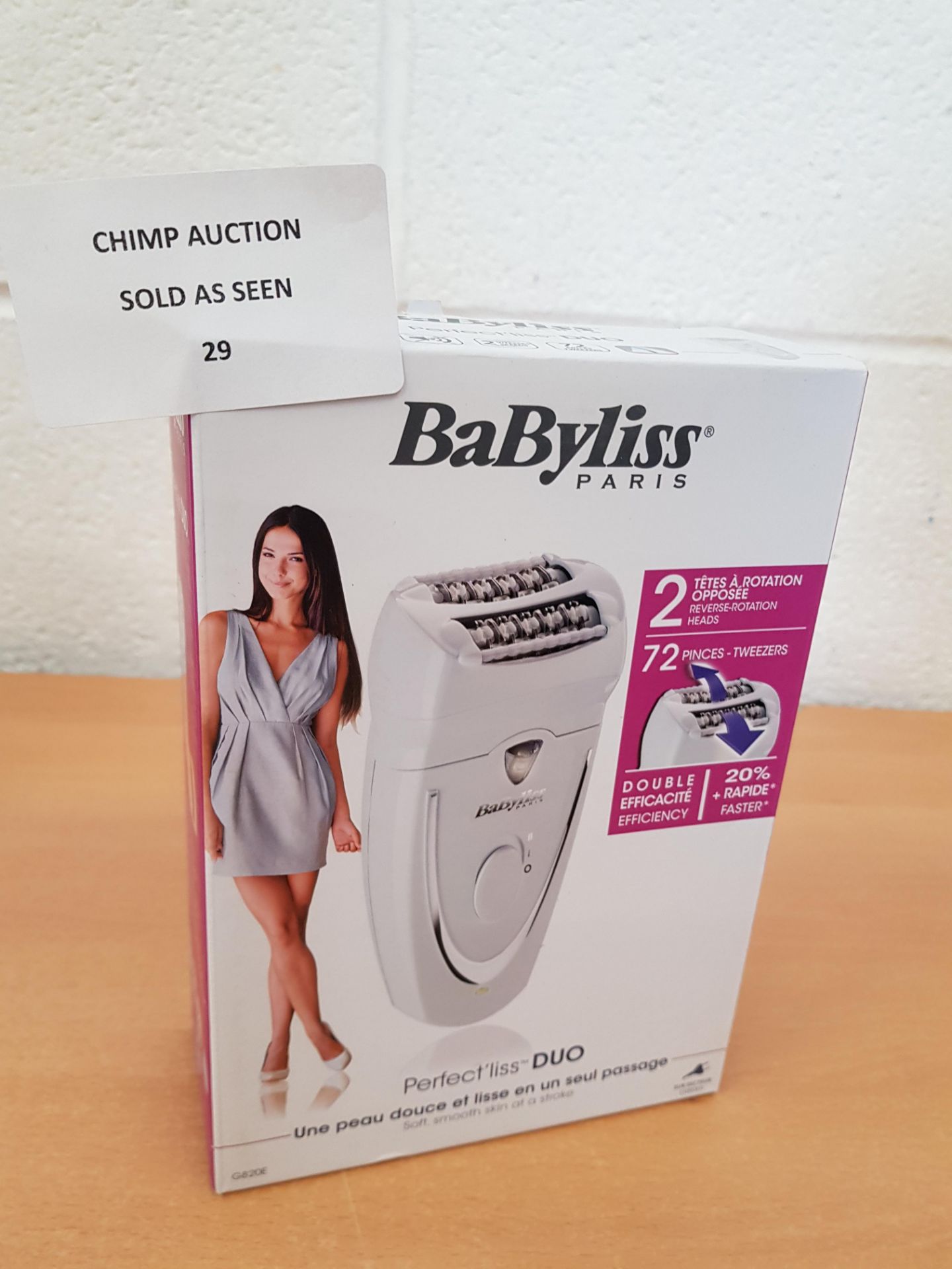 Babyliss Paris Perfect Liss Duo hair removal device